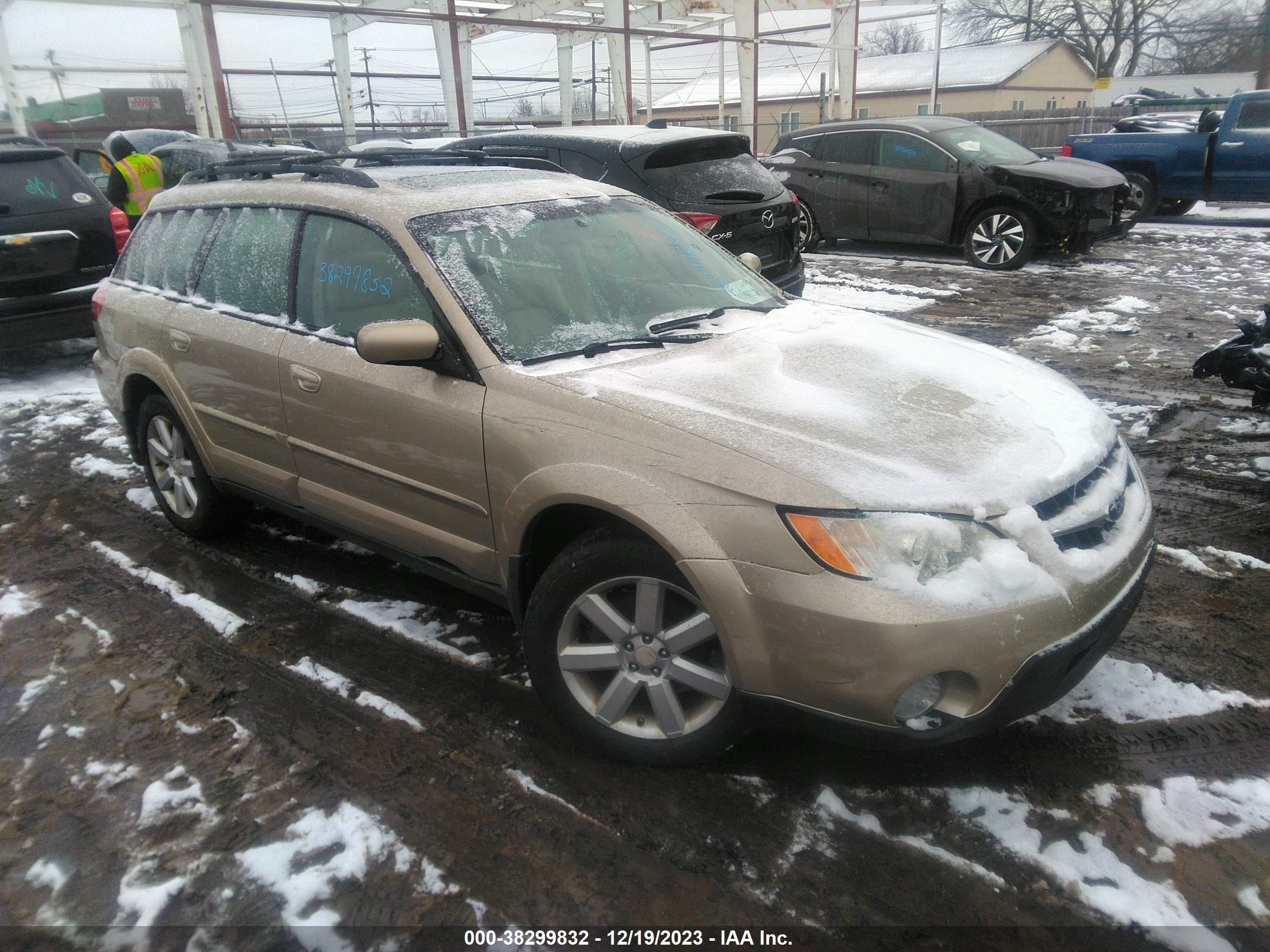 SUBARU OUTBACK 2008 4s4bp62c887309910