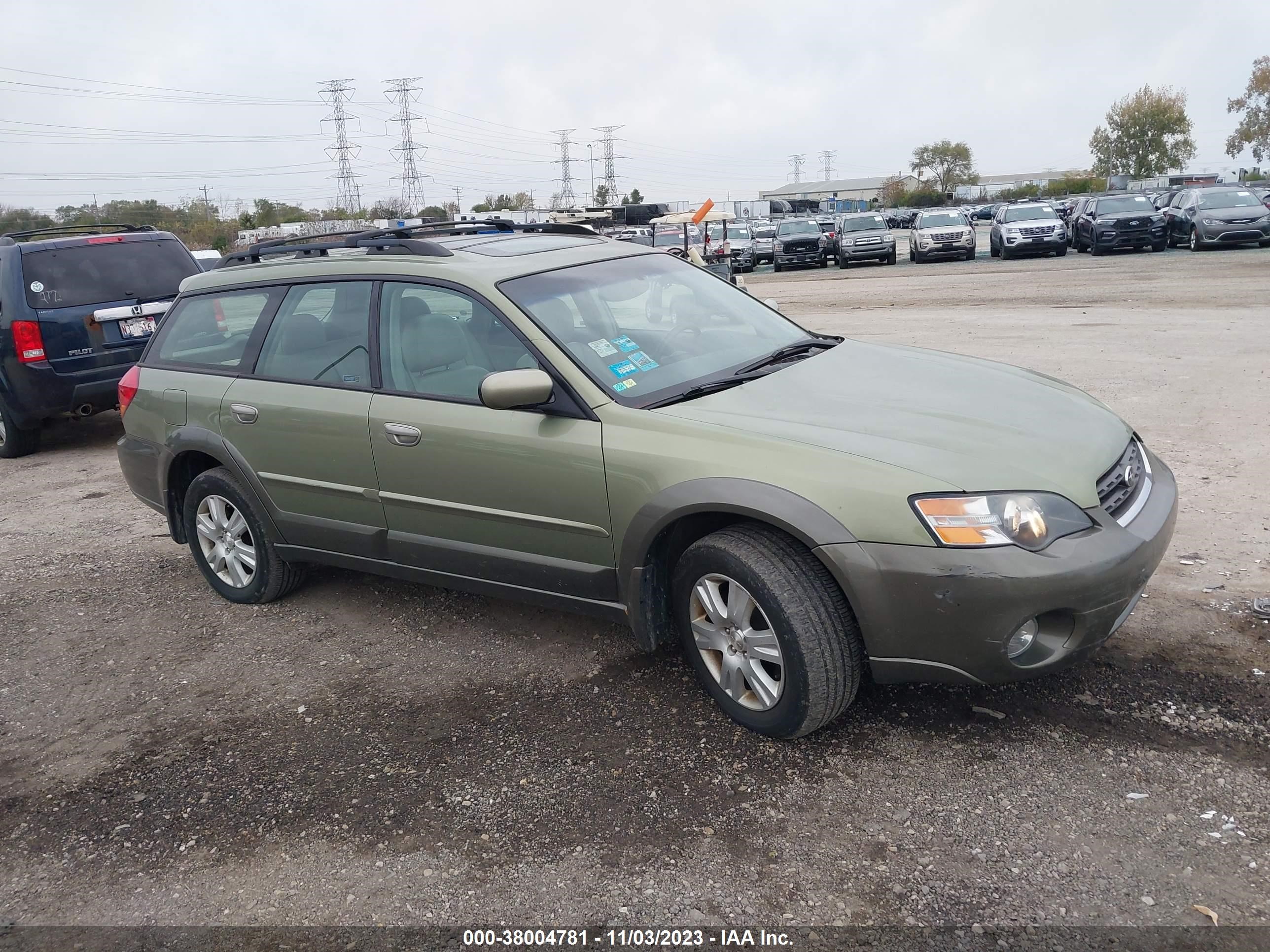 SUBARU LEGACY 2005 4s4bp62c957380609