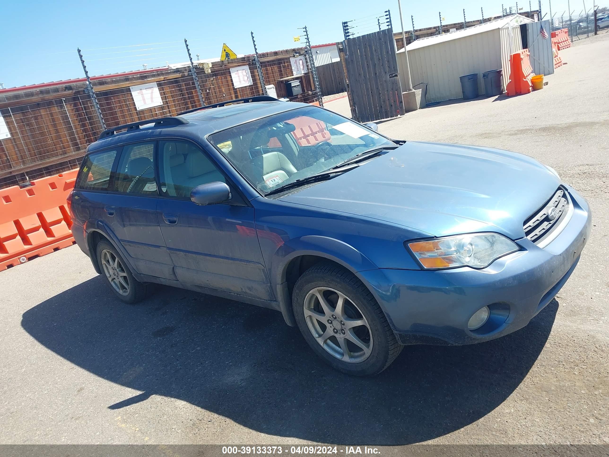 SUBARU OUTBACK 2006 4s4bp62cx66322290