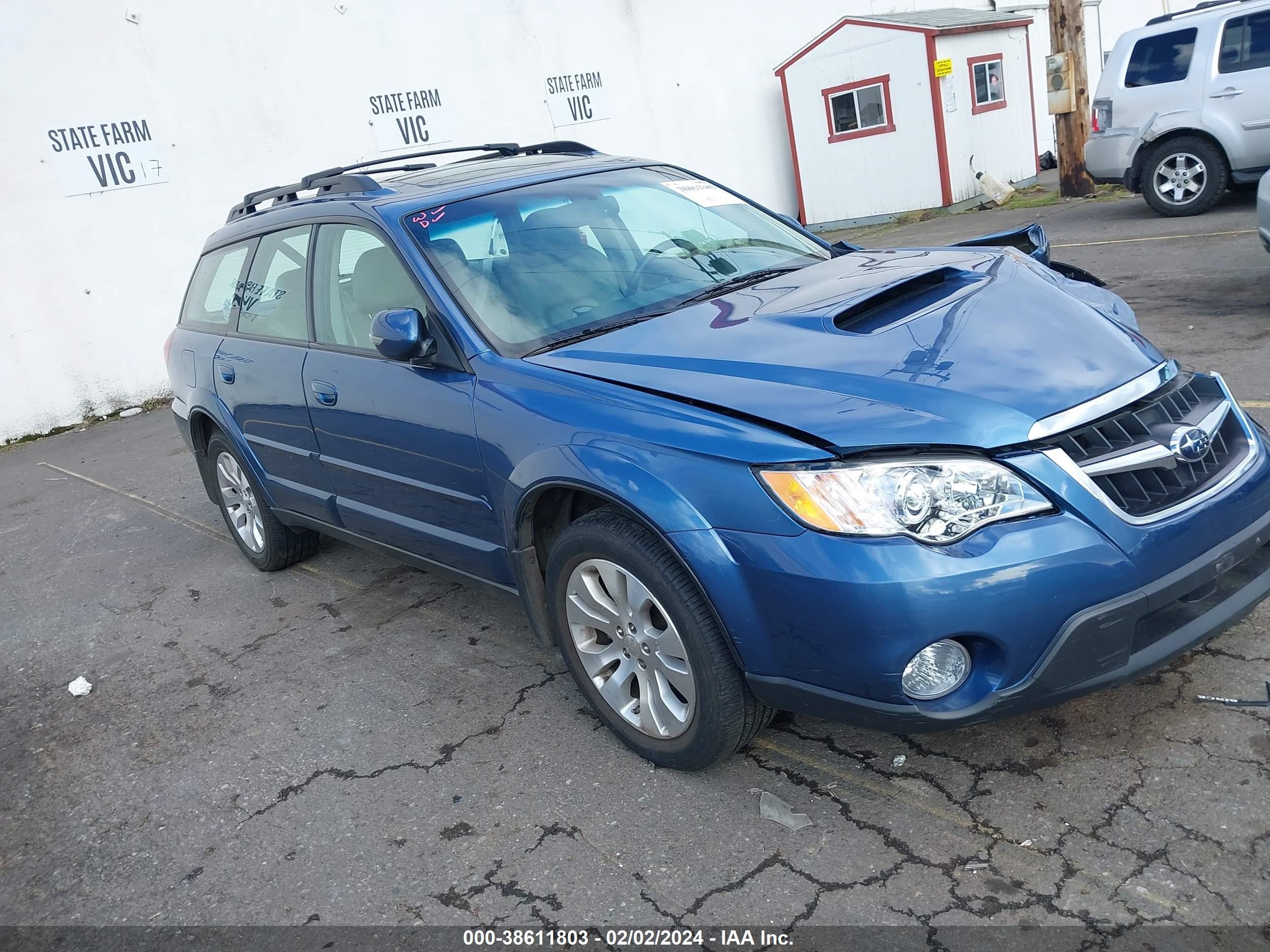 SUBARU OUTBACK 2008 4s4bp63c184334177