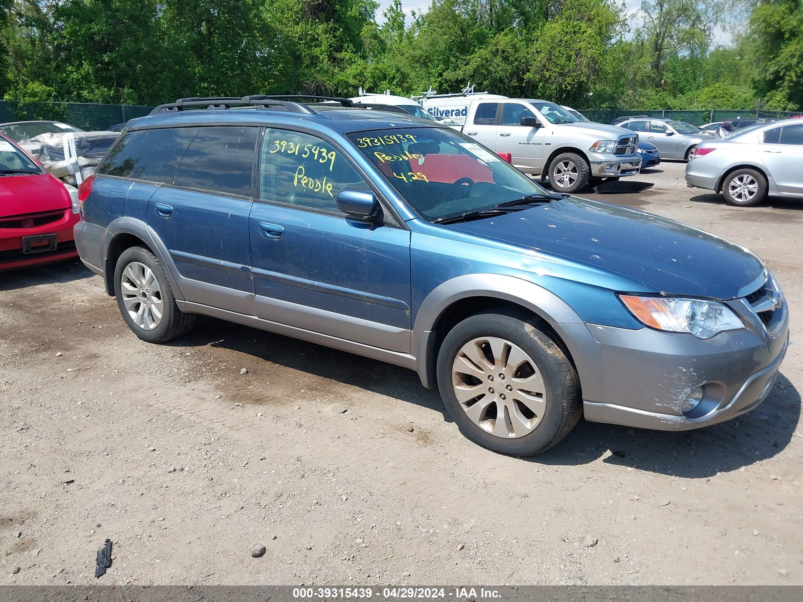 SUBARU OUTBACK 2009 4s4bp66c197336667