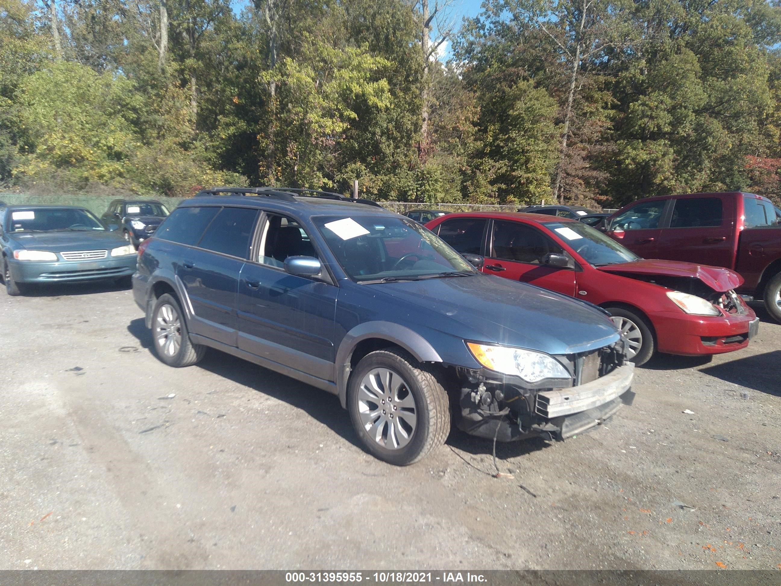 SUBARU OUTBACK 2009 4s4bp66c397348402