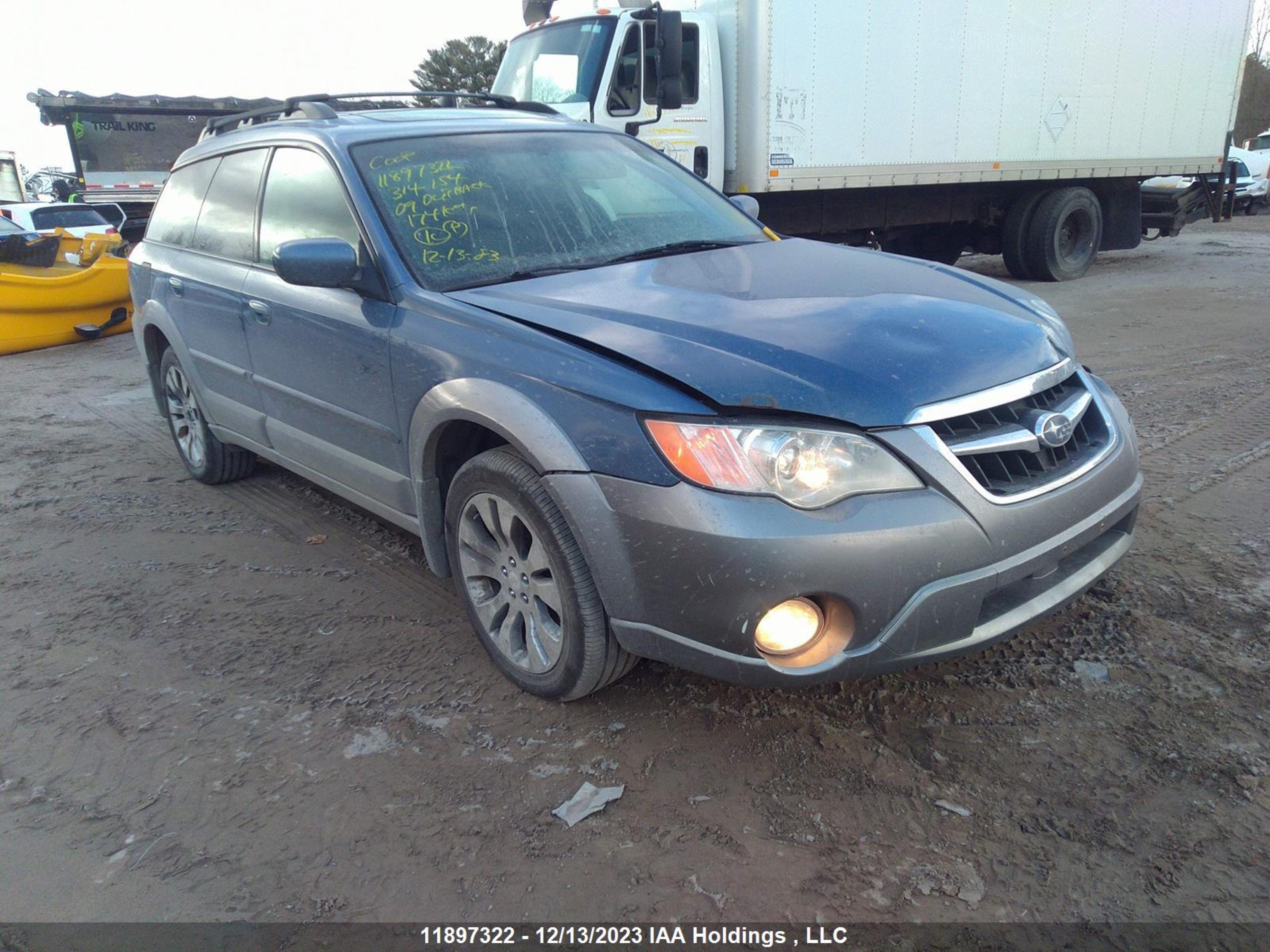 SUBARU OUTBACK 2009 4s4bp66c597314154