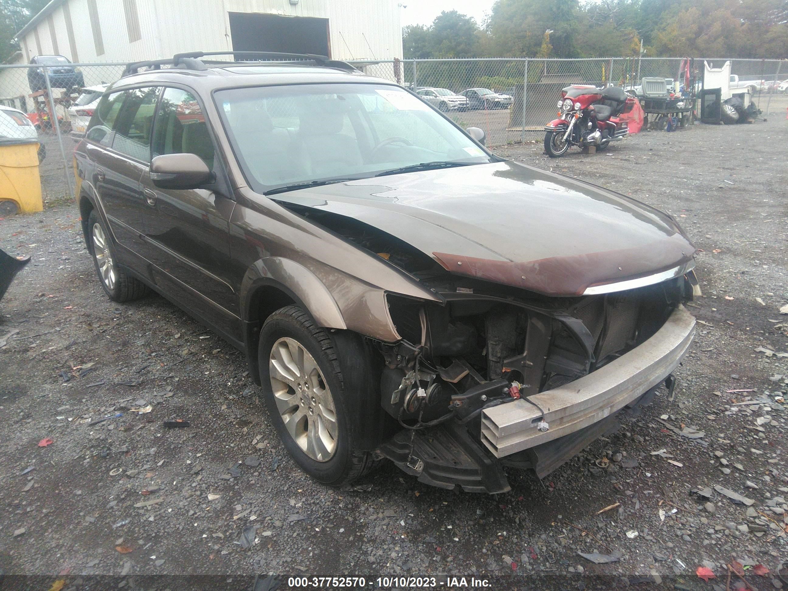 SUBARU OUTBACK 2008 4s4bp86c784322980