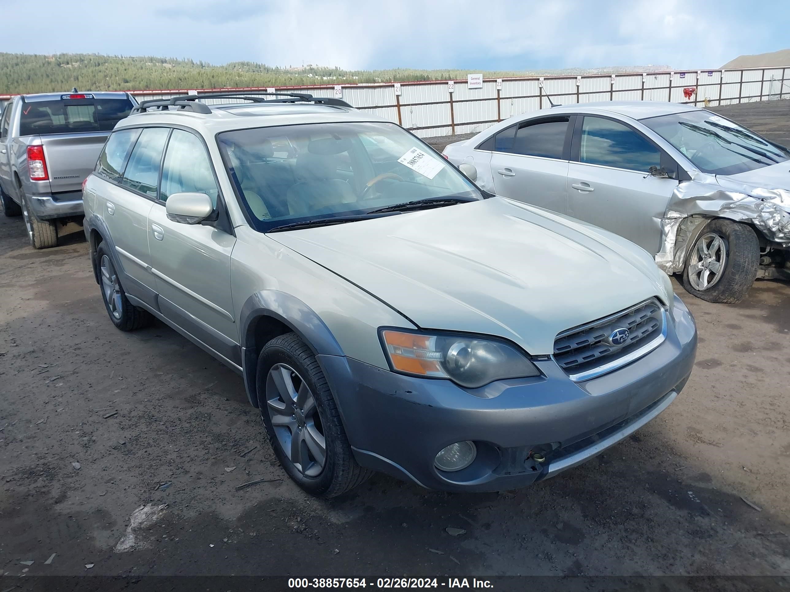 SUBARU OUTBACK 2005 4s4bp86cx54354639