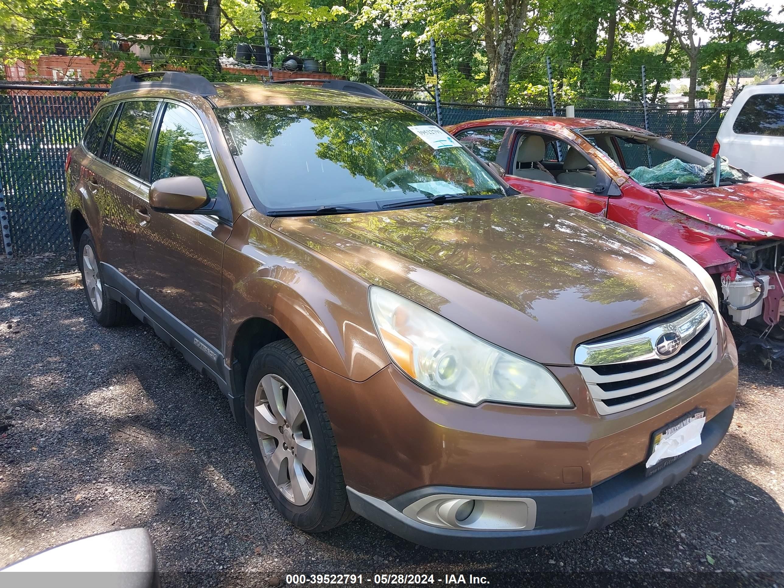 SUBARU OUTBACK 2011 4s4brbcc3b3379928