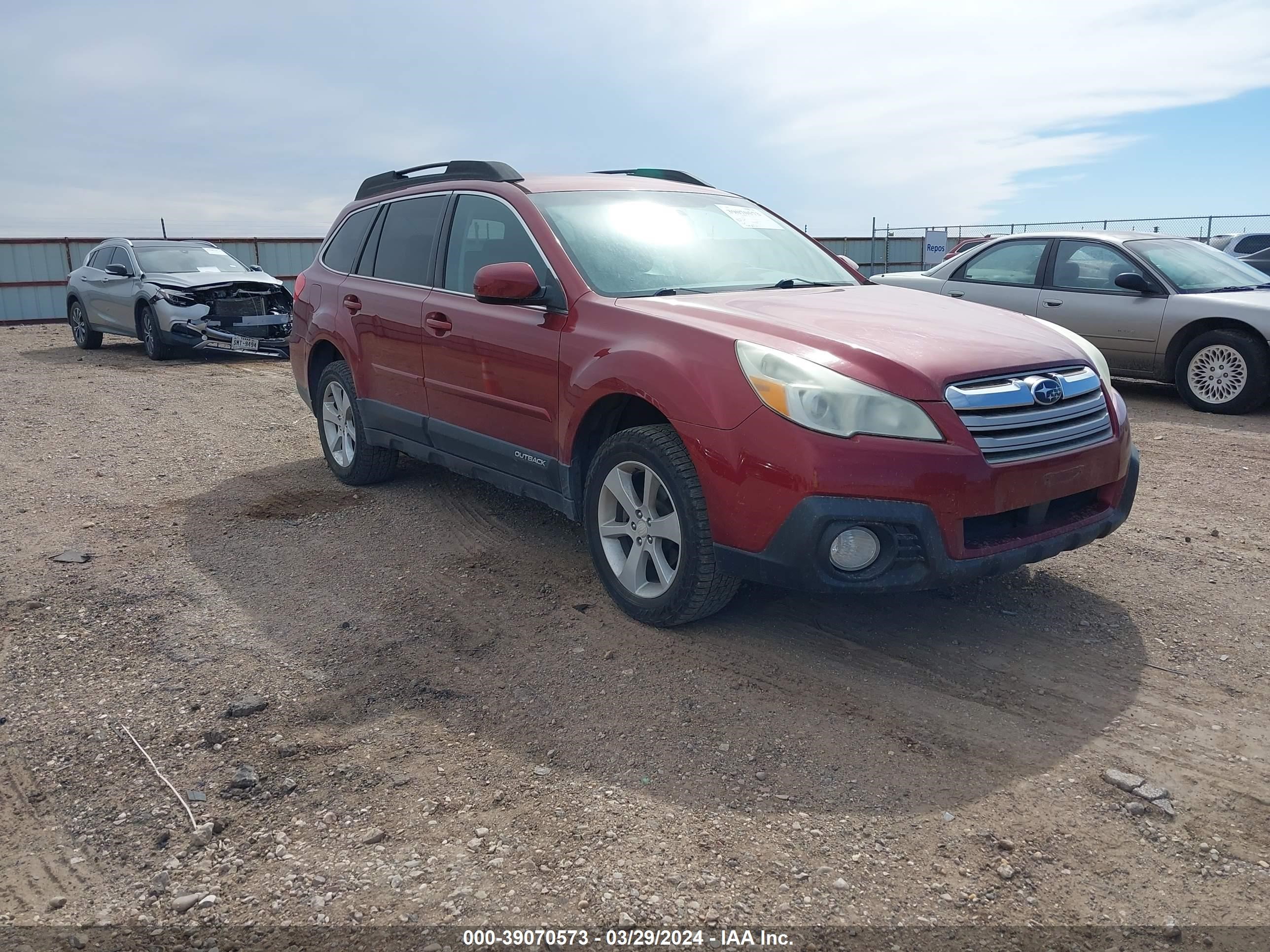 SUBARU OUTBACK 2013 4s4brbccxd3317624