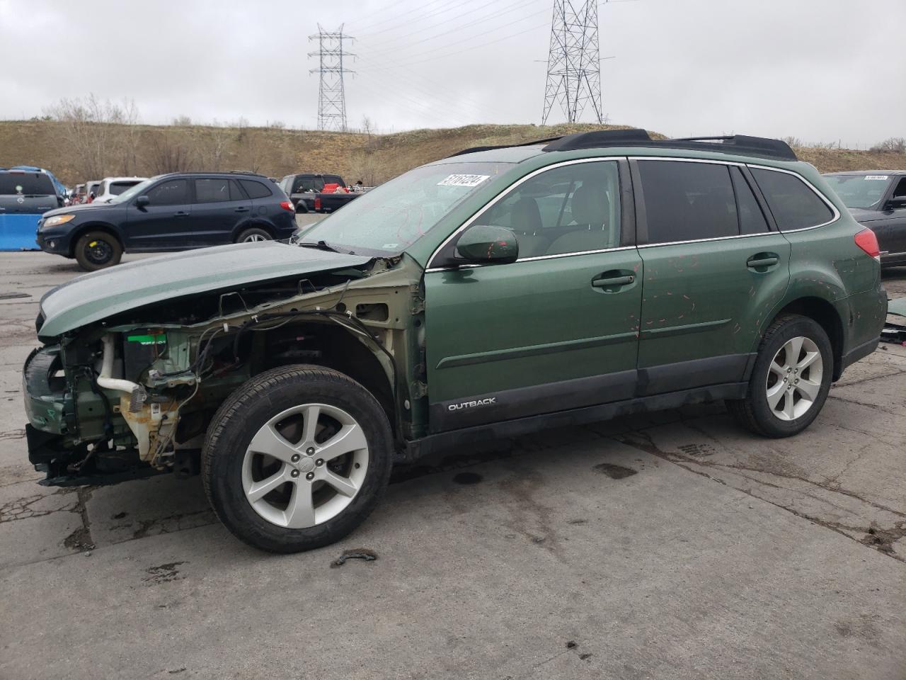 SUBARU OUTBACK 2014 4s4brbfc6e3217372