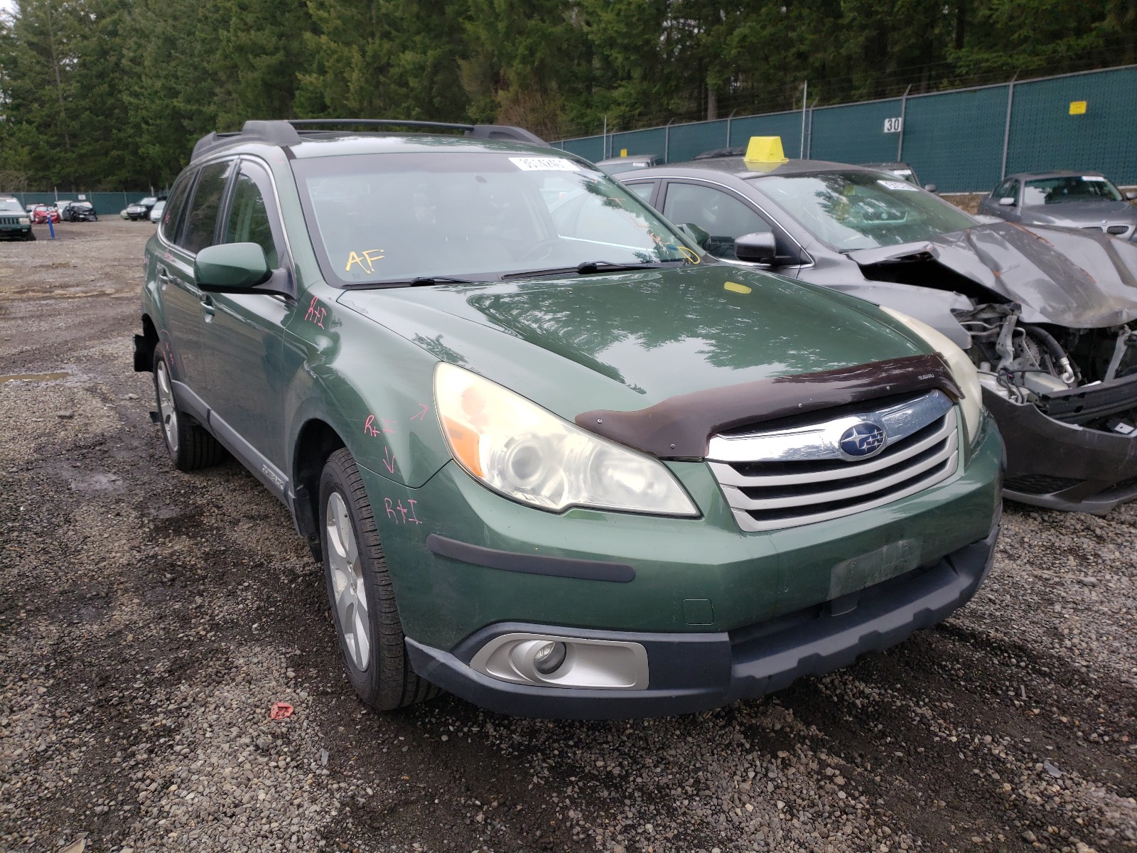 SUBARU OUTBACK 2. 2010 4s4brbgc5a3375047