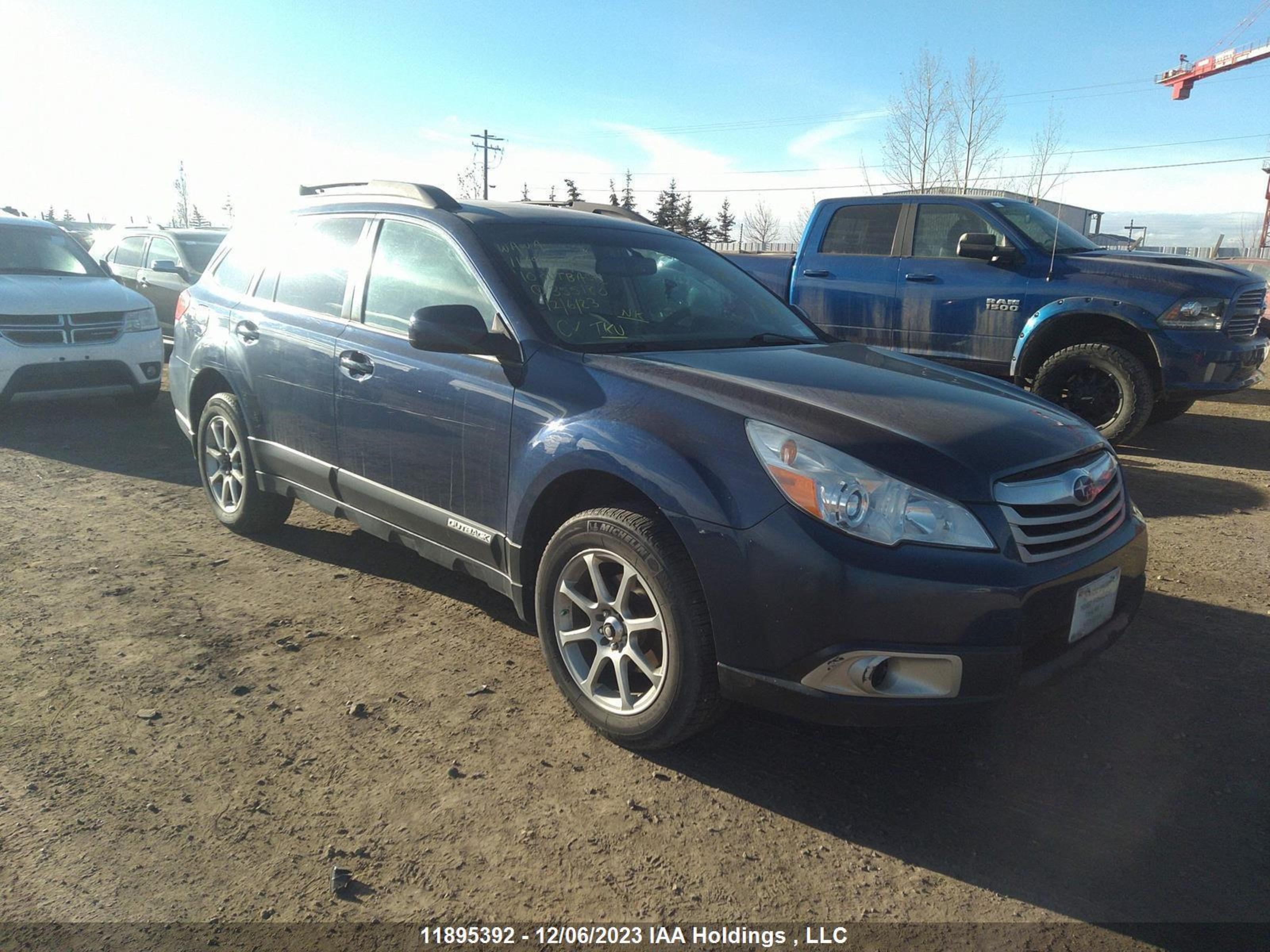 SUBARU OUTBACK 2010 4s4brbgc6a3355180