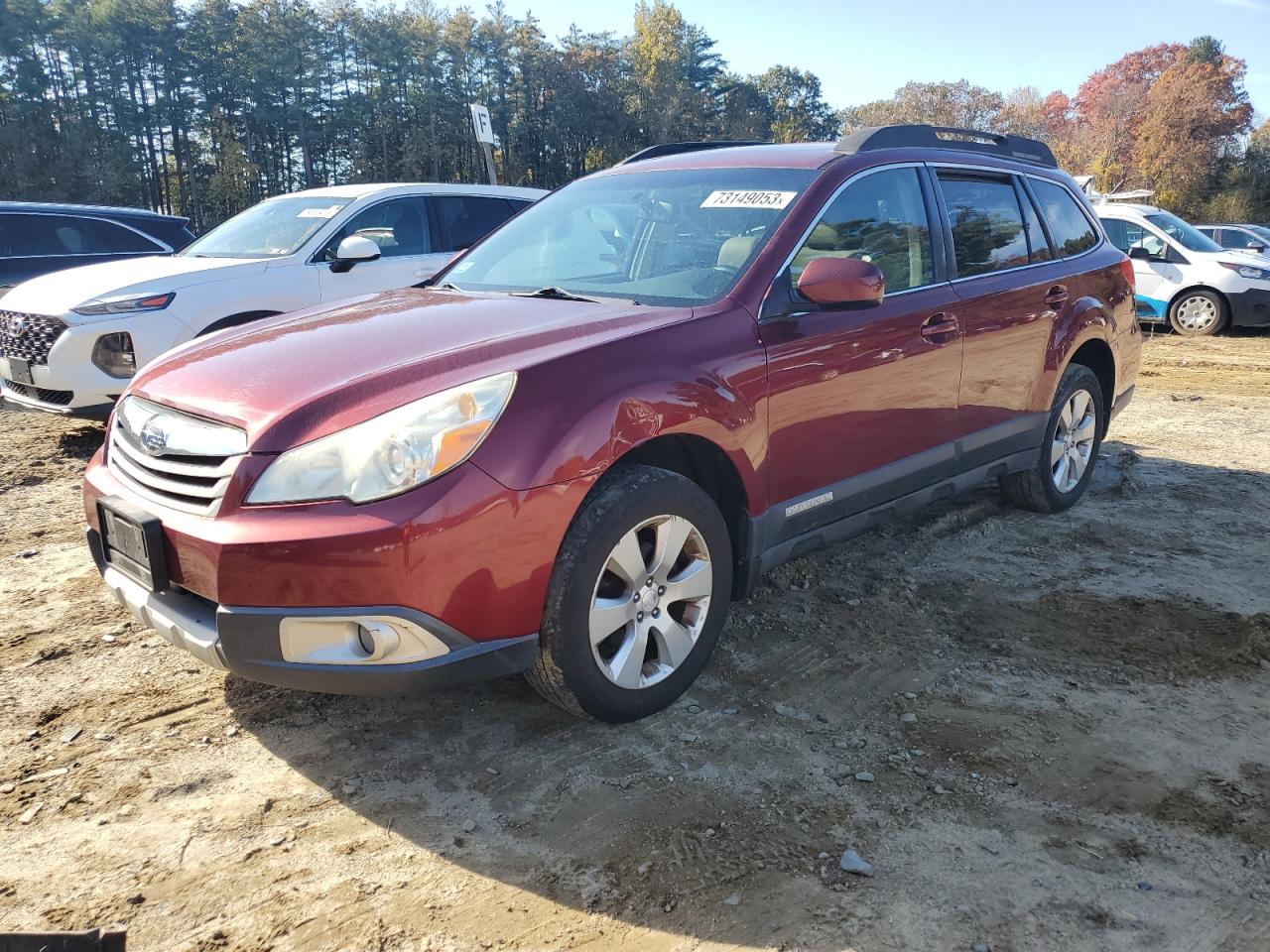 SUBARU OUTBACK 2011 4s4brbkc0b3419674