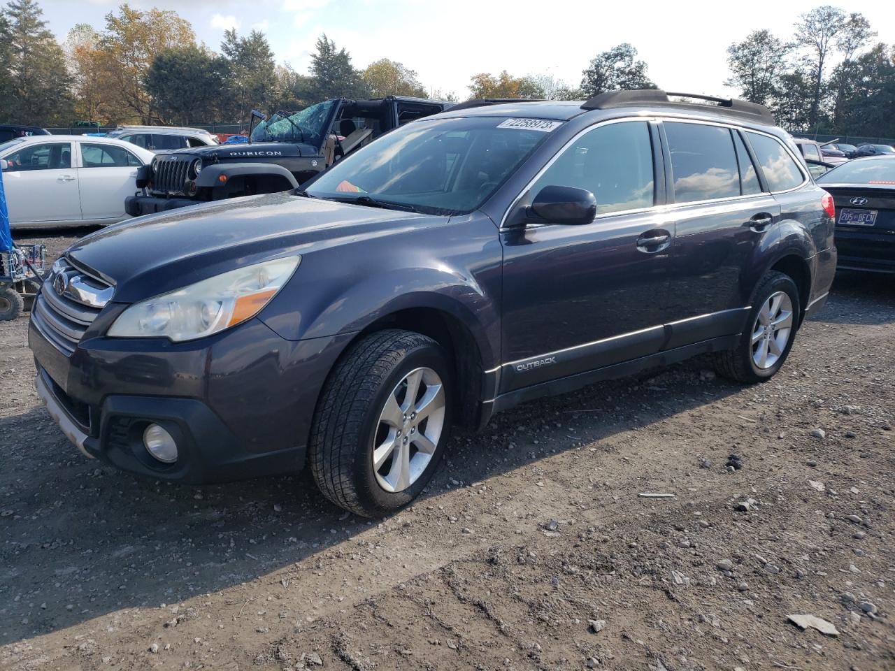 SUBARU OUTBACK 2013 4s4brbkc3d3251015