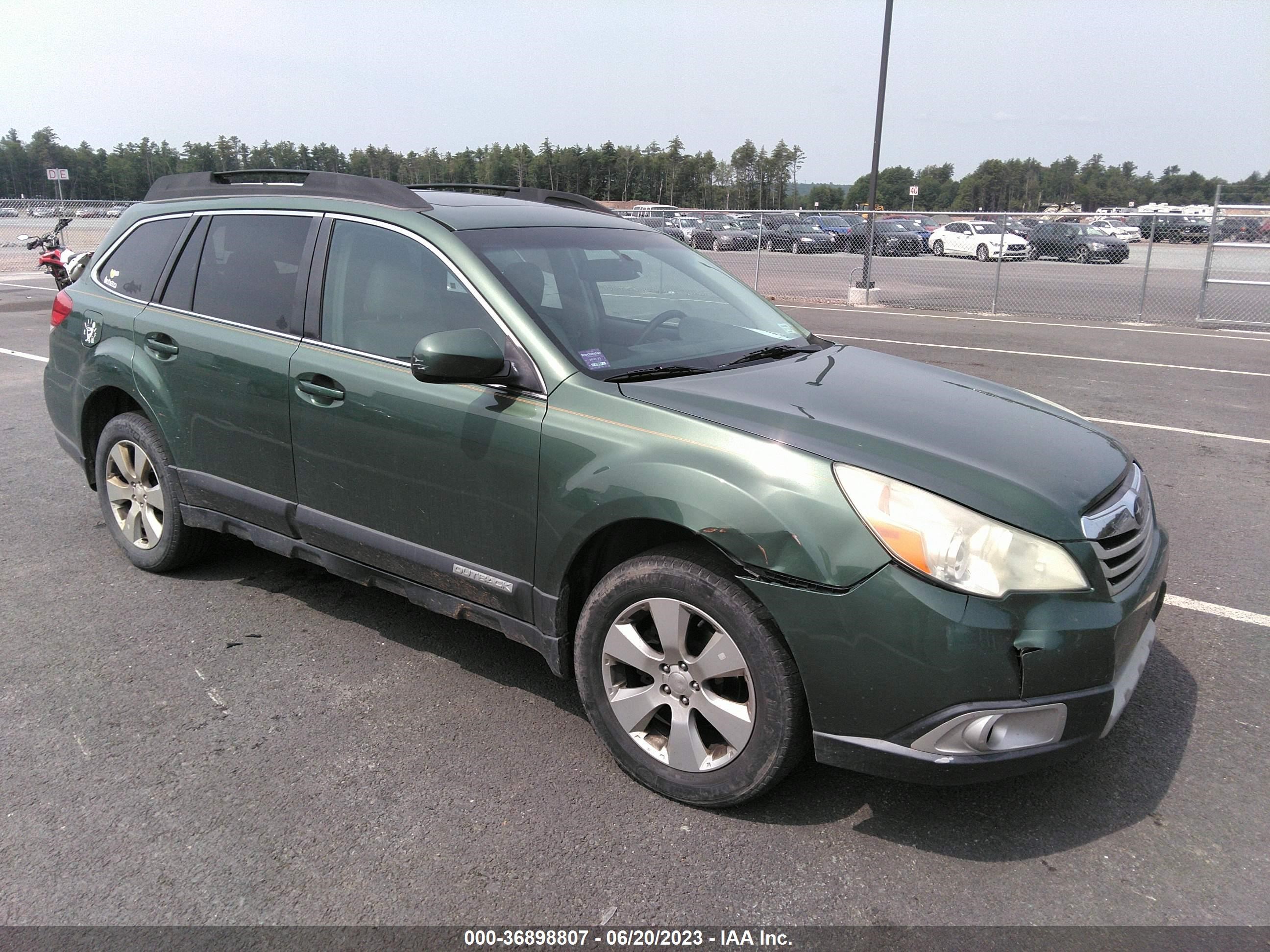 SUBARU OUTBACK 2011 4s4brbkc5b3381472