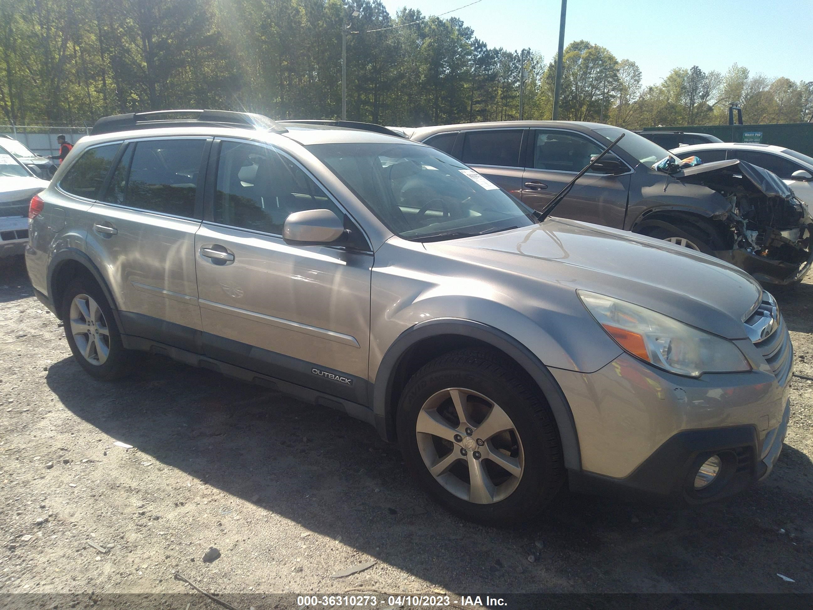 SUBARU OUTBACK 2014 4s4brblc8e3319292