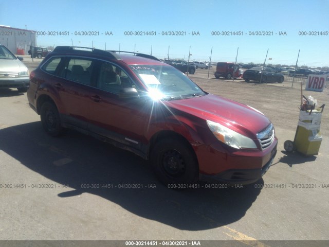 SUBARU OUTBACK 2011 4s4brcac9b3319922