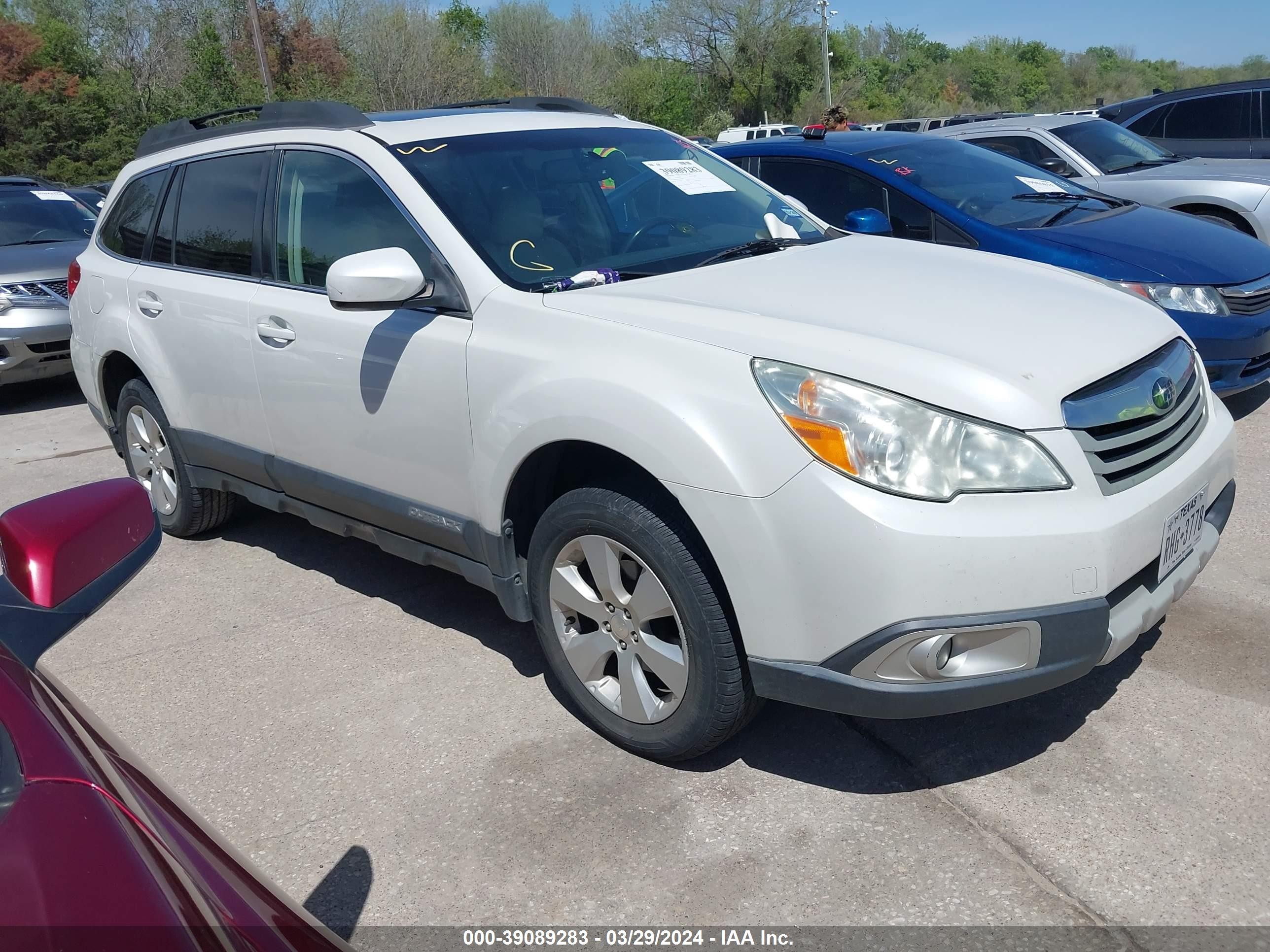 SUBARU OUTBACK 2011 4s4brckc7b3400867