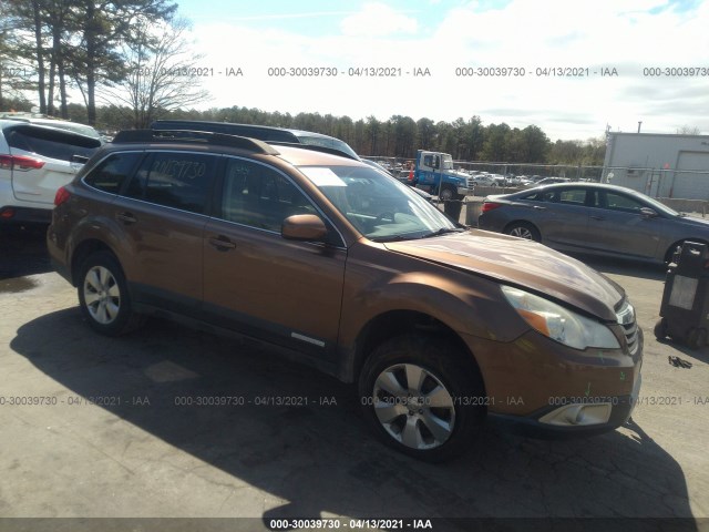 SUBARU OUTBACK 2011 4s4brdjc1b2413806