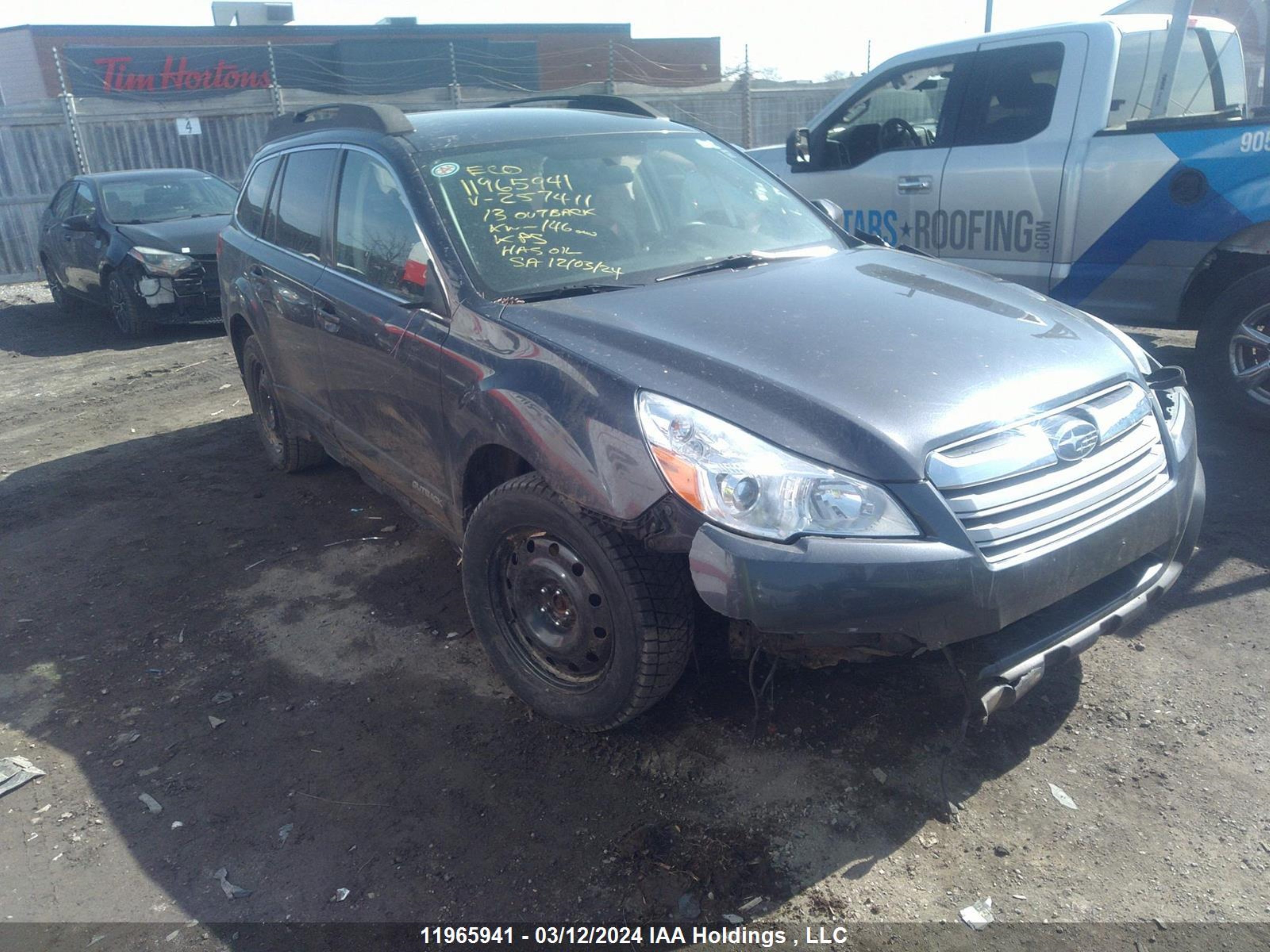 SUBARU OUTBACK 2013 4s4brgbc1d3257411