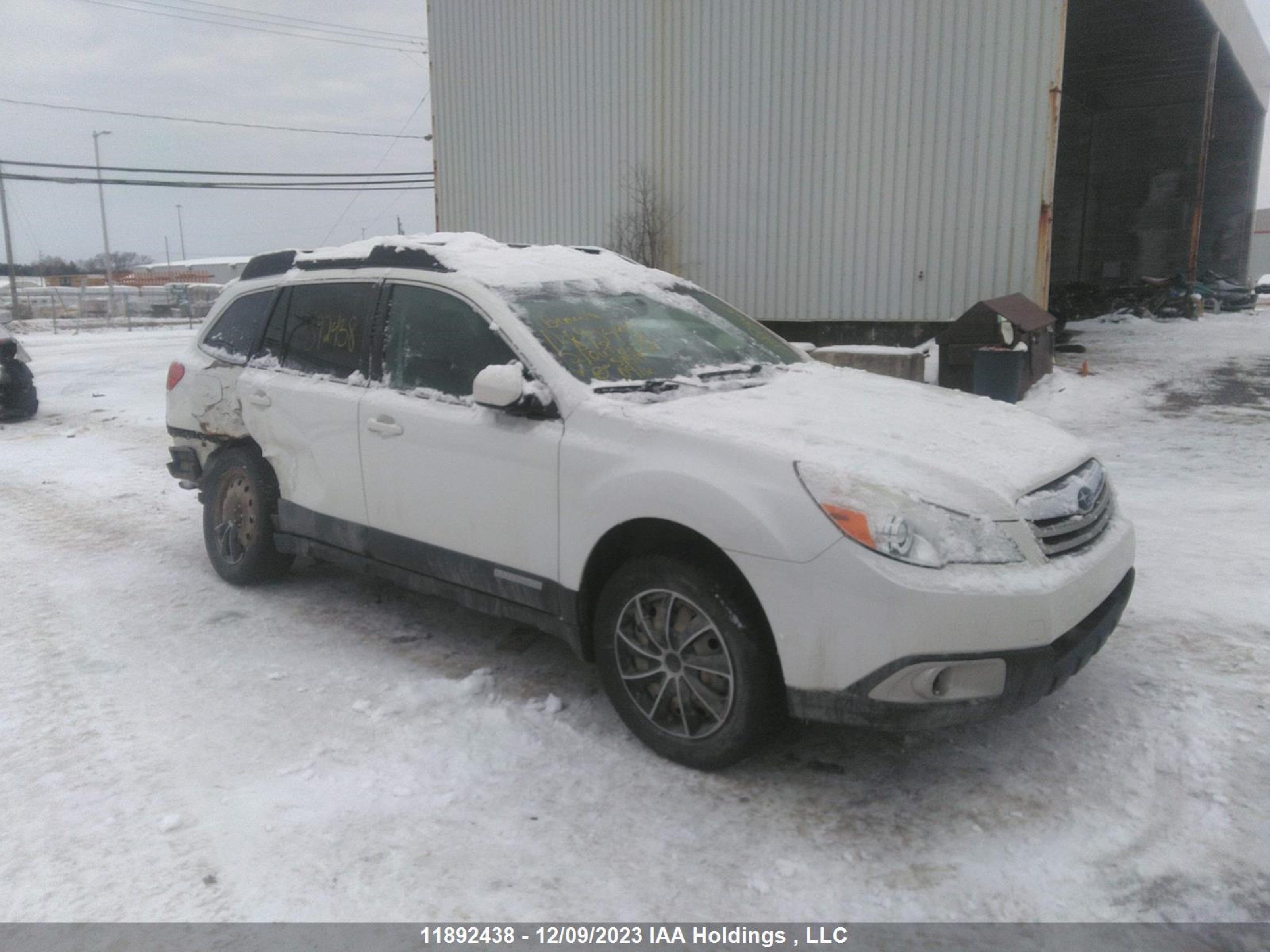 SUBARU OUTBACK 2012 4s4brgbc7c1257519