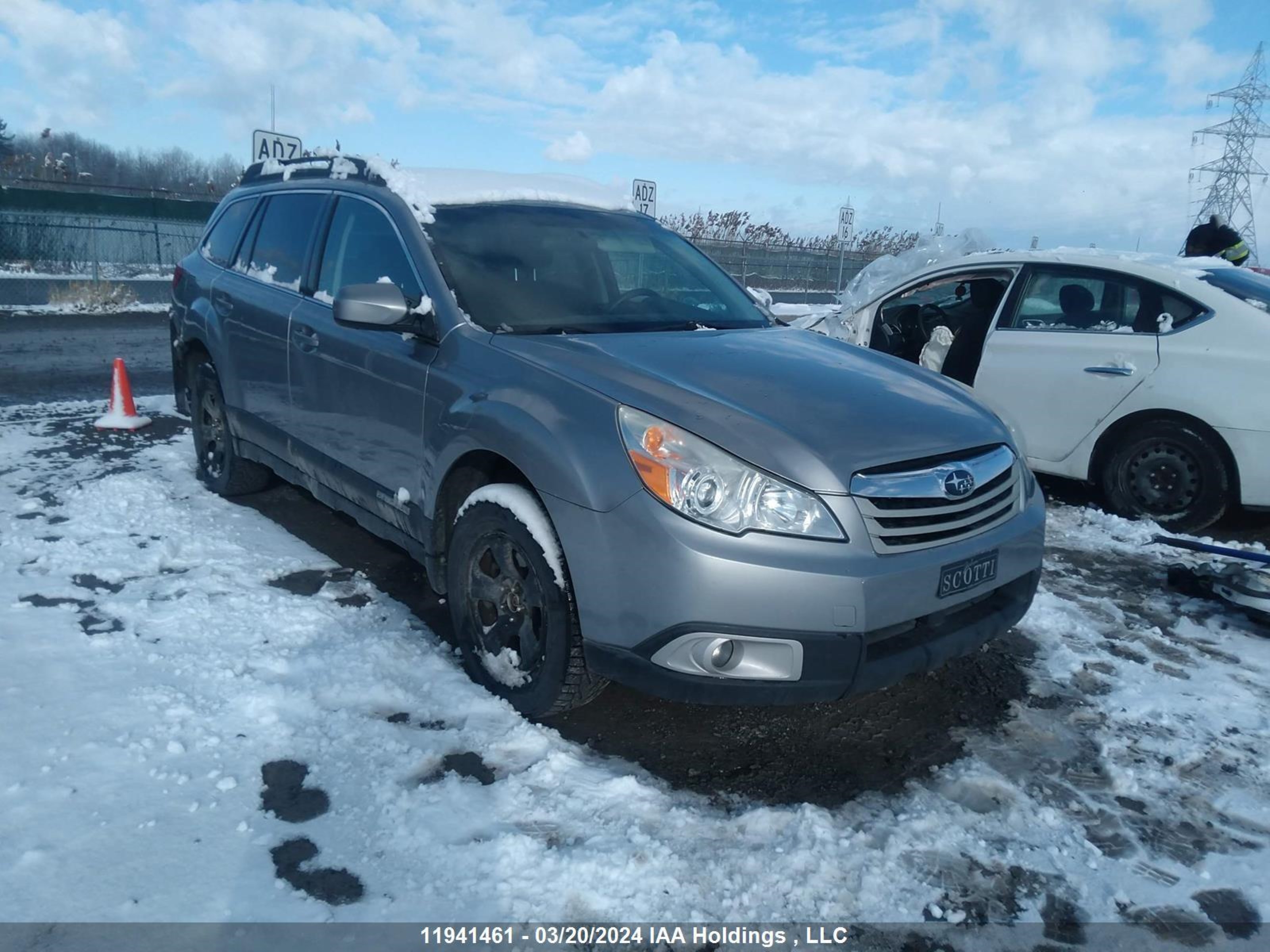 SUBARU OUTBACK 2011 4s4brgbc8b3443704