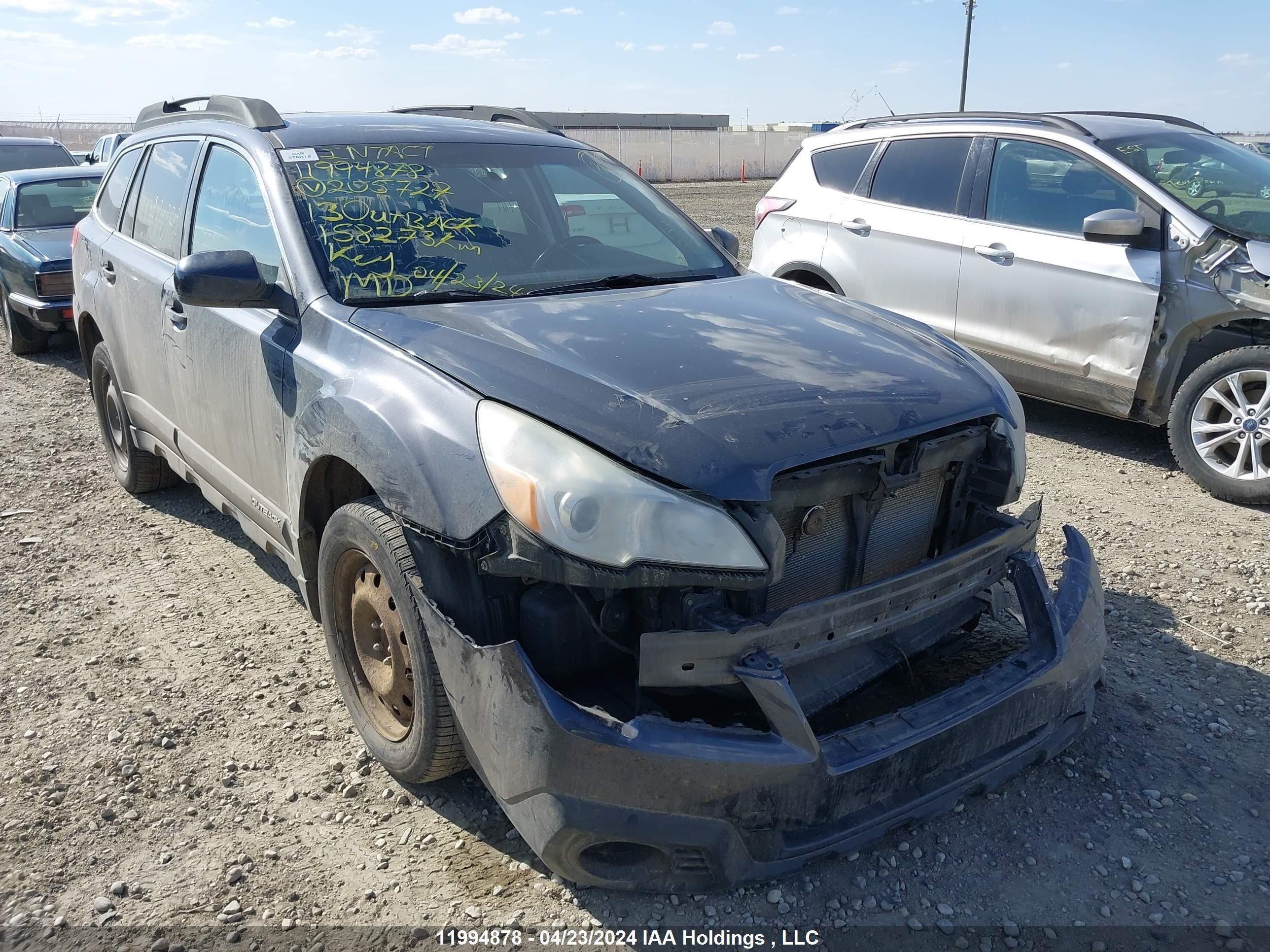 SUBARU OUTBACK 2013 4s4brglc1d3205727