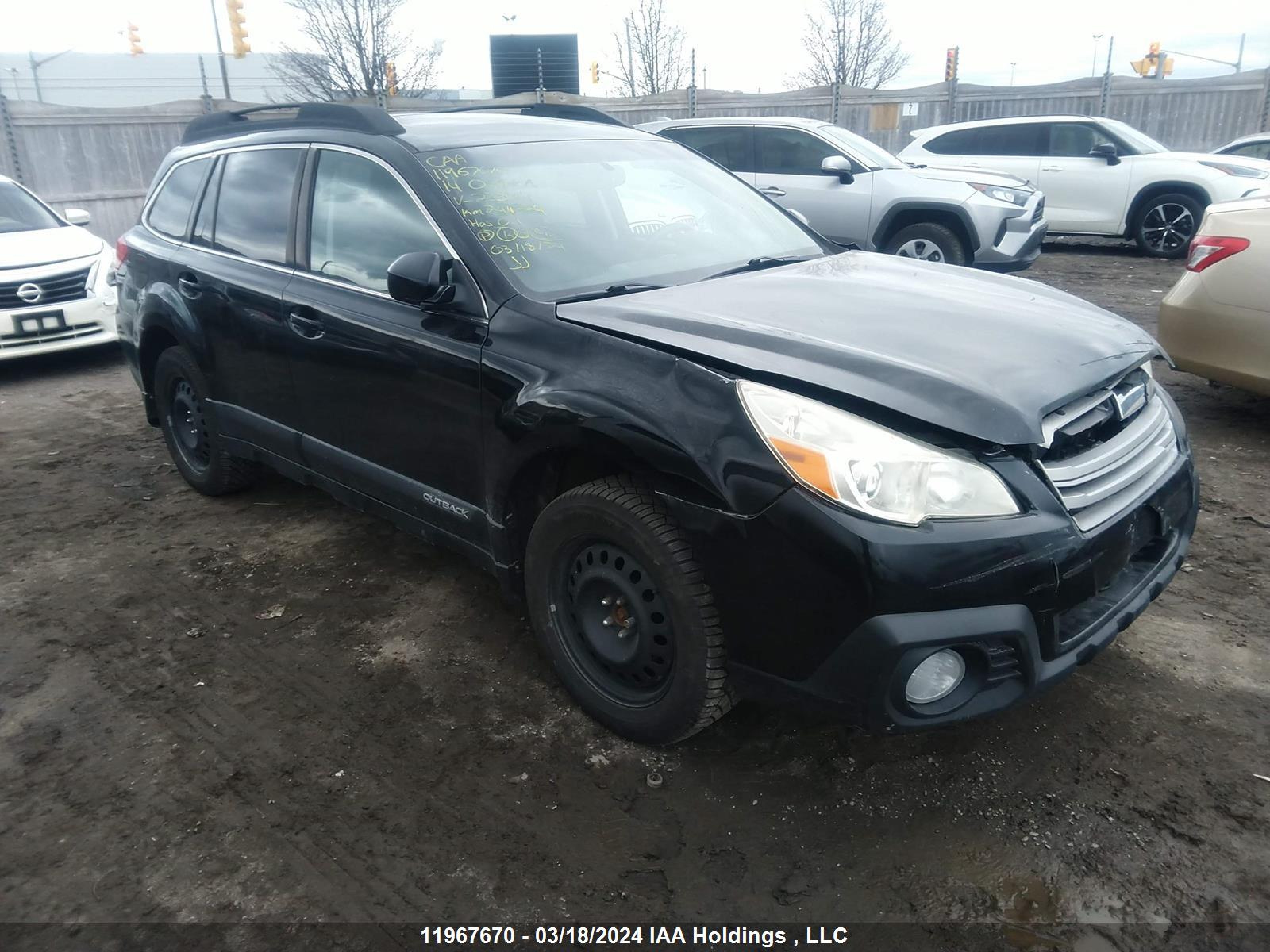 SUBARU OUTBACK 2014 4s4brgmc3e3235814