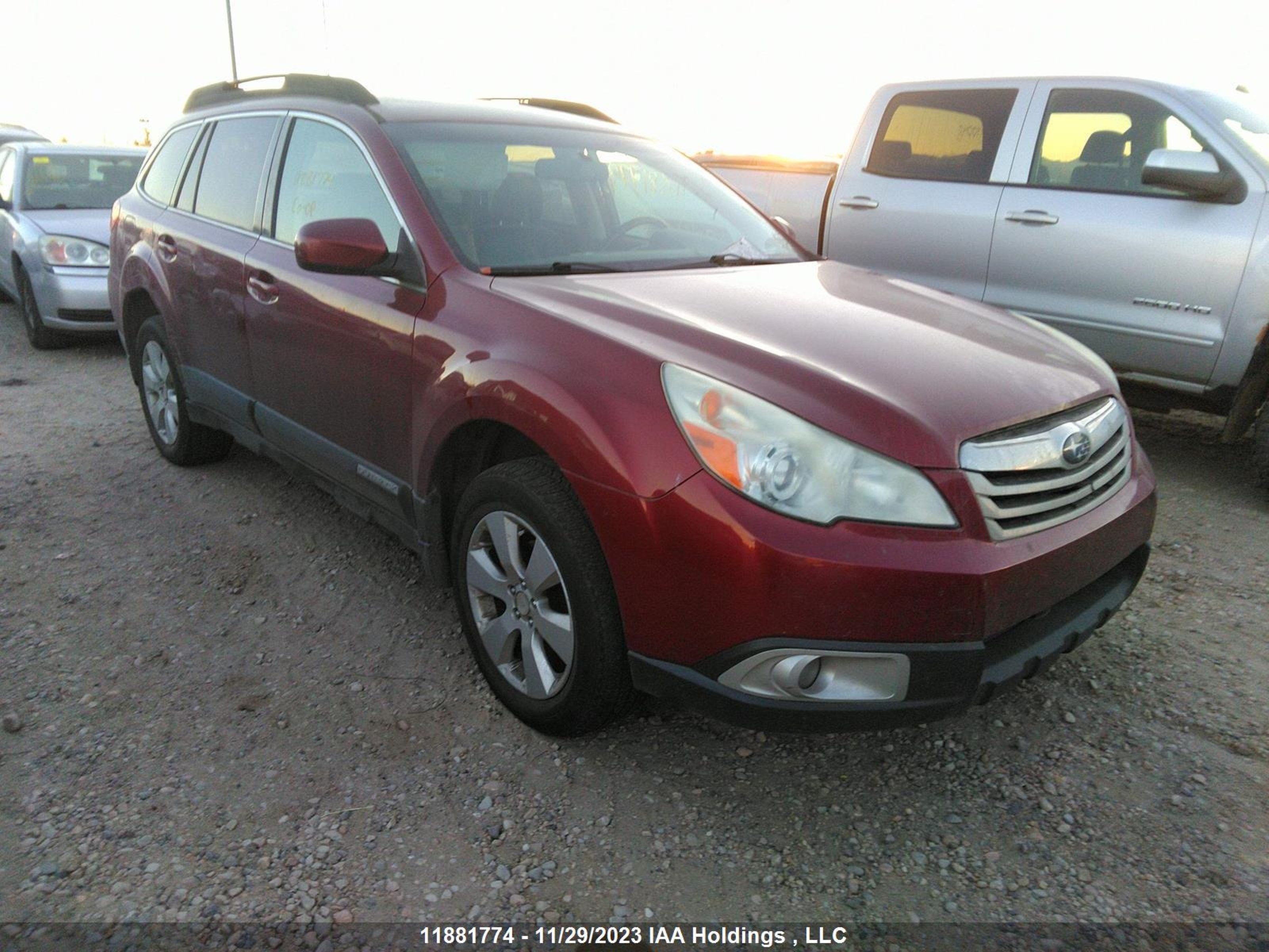 SUBARU OUTBACK 2012 4s4brgmc6c3275432