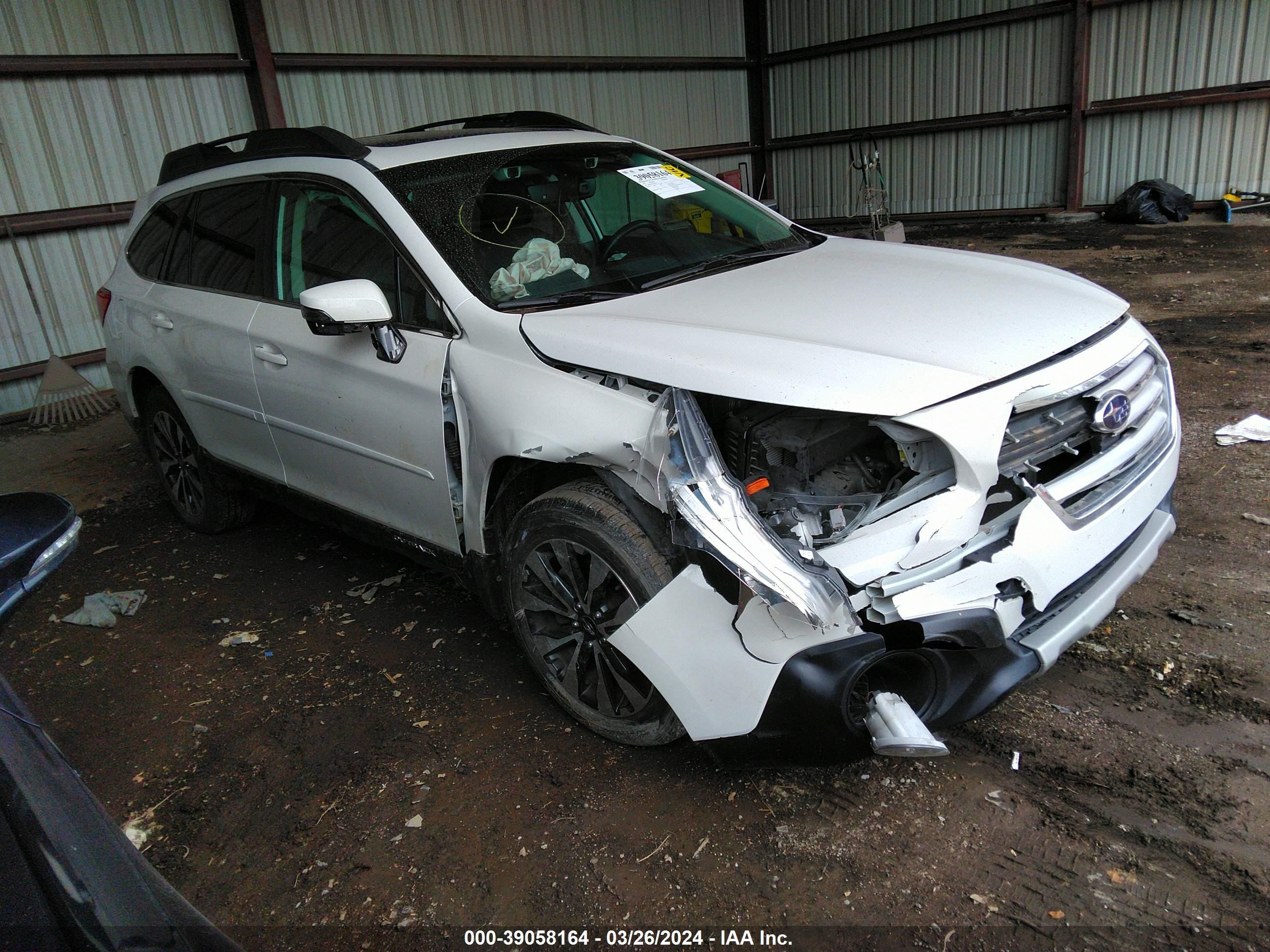 SUBARU OUTBACK 2017 4s4bsanc7h3387227