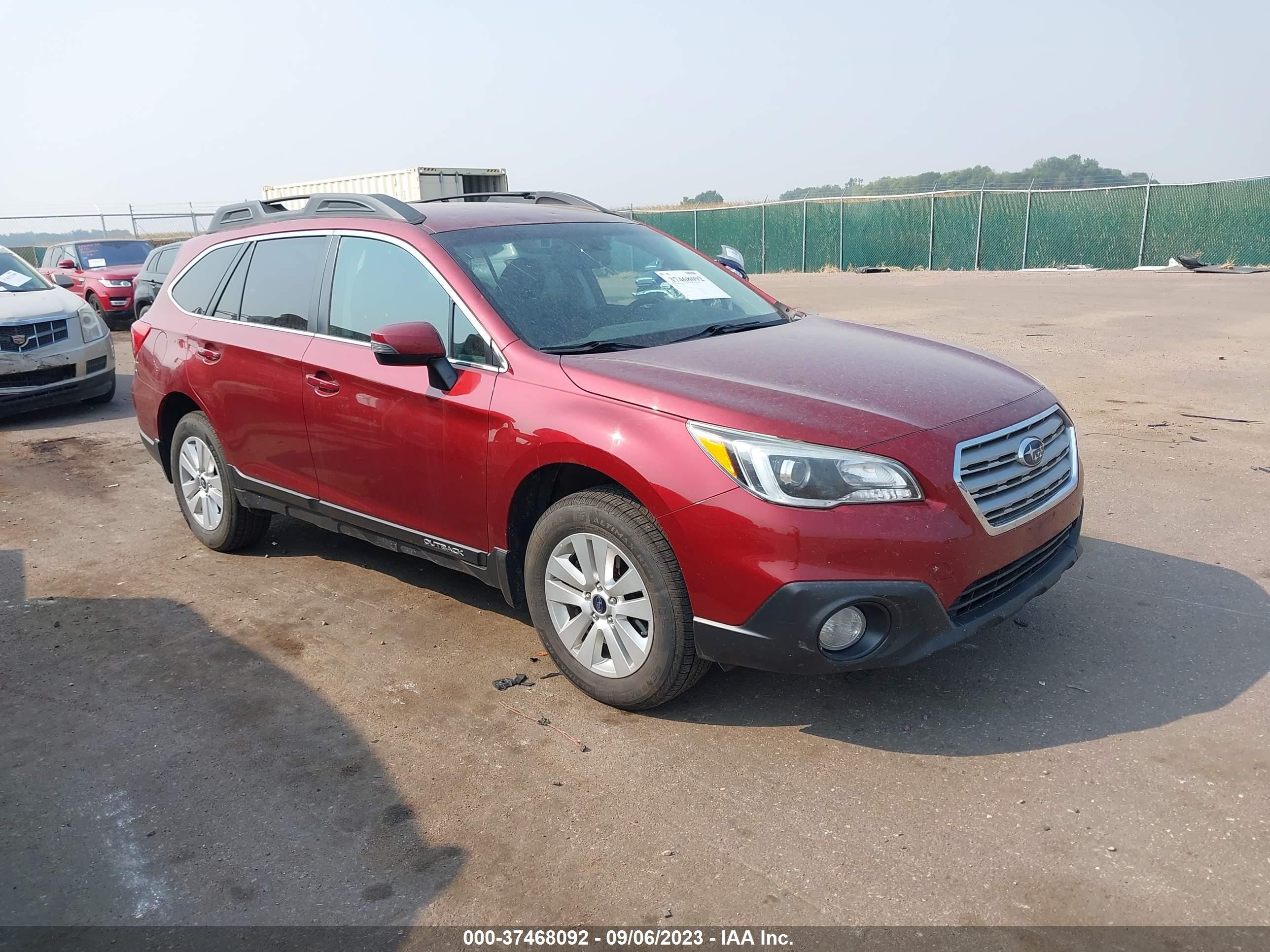 SUBARU OUTBACK 2016 4s4bsbfcxg3312881