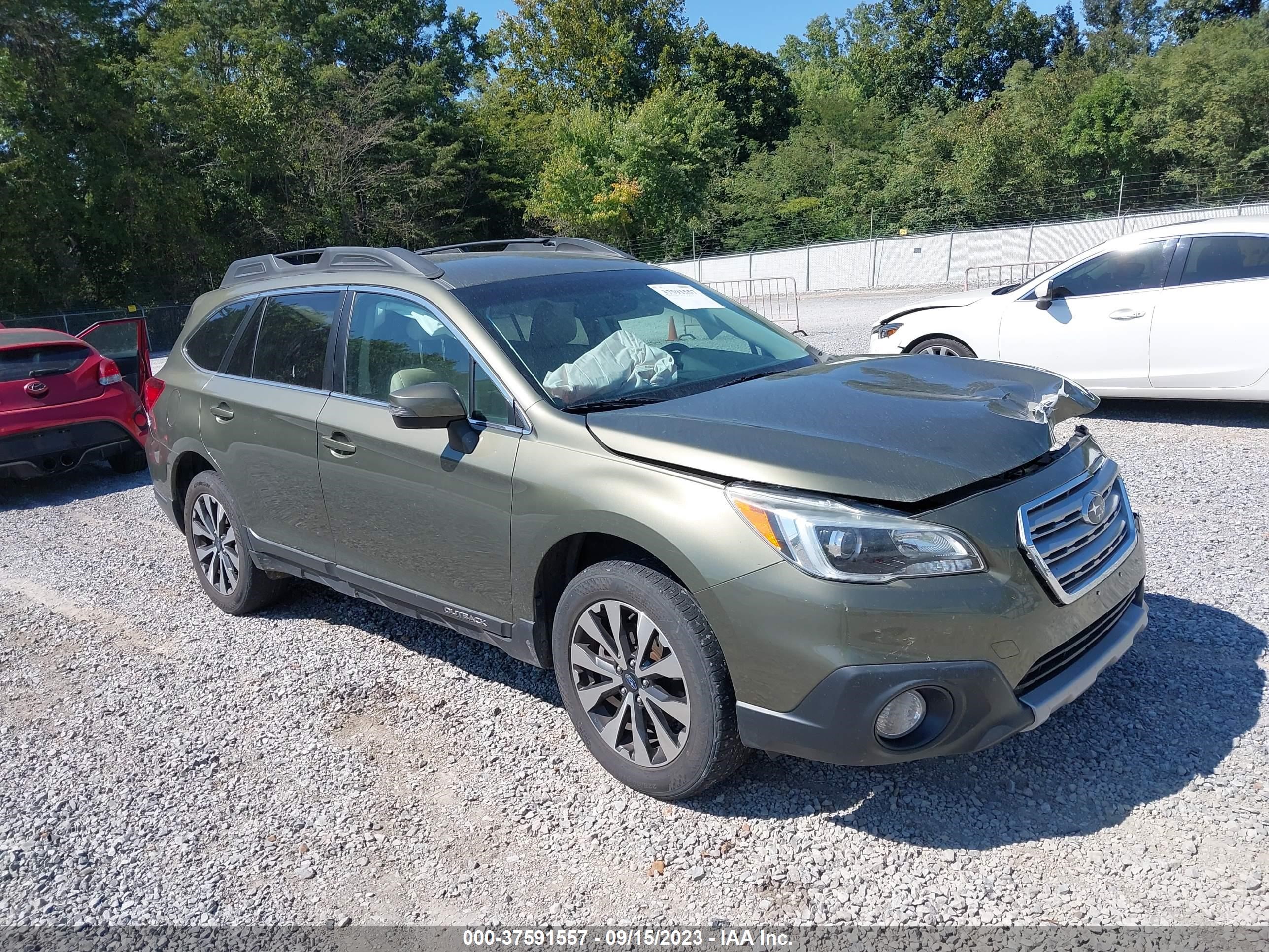 SUBARU OUTBACK 2015 4s4bsbjc3f3329446