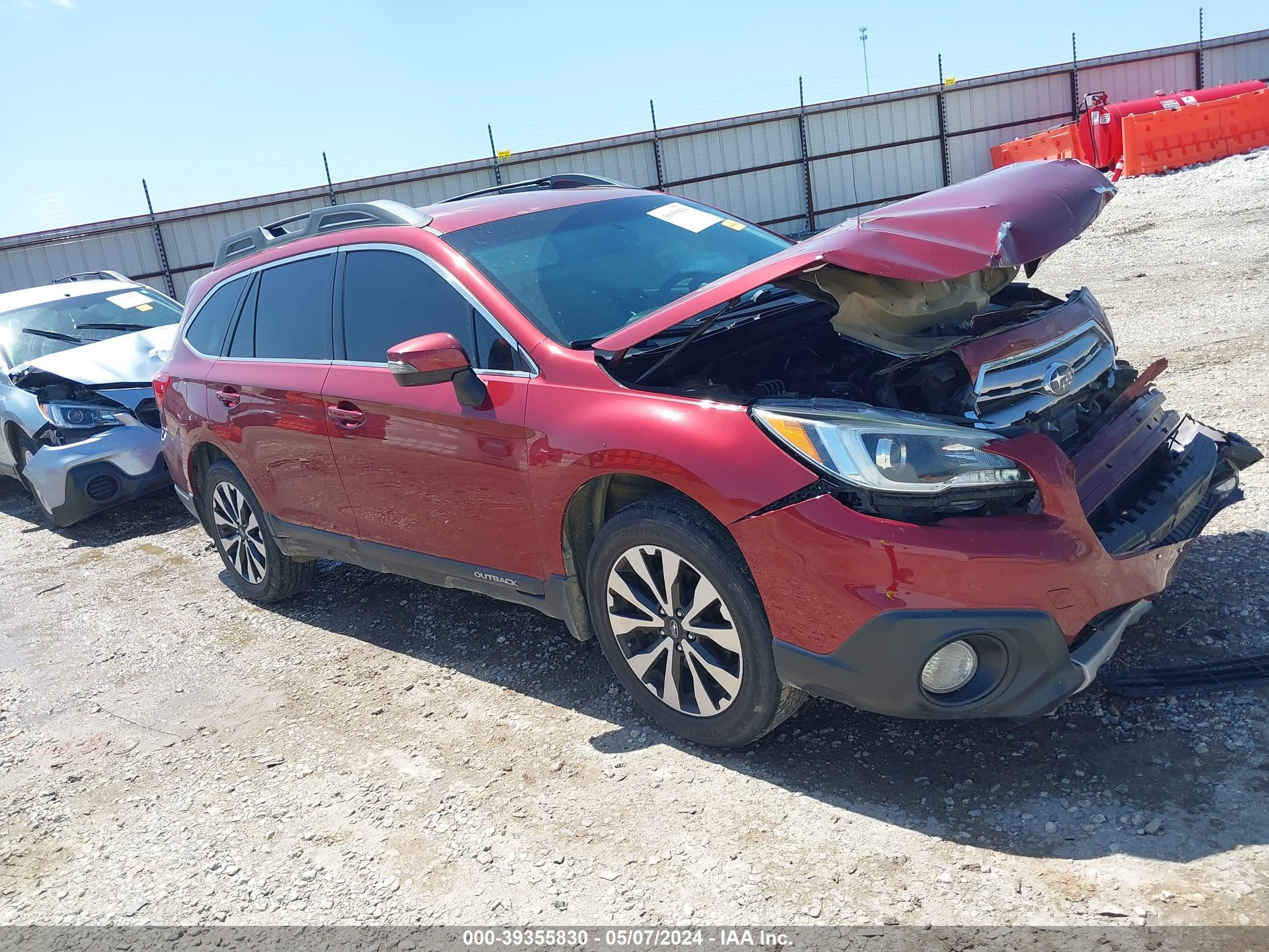 SUBARU OUTBACK 2015 4s4bsbjc5f3327097