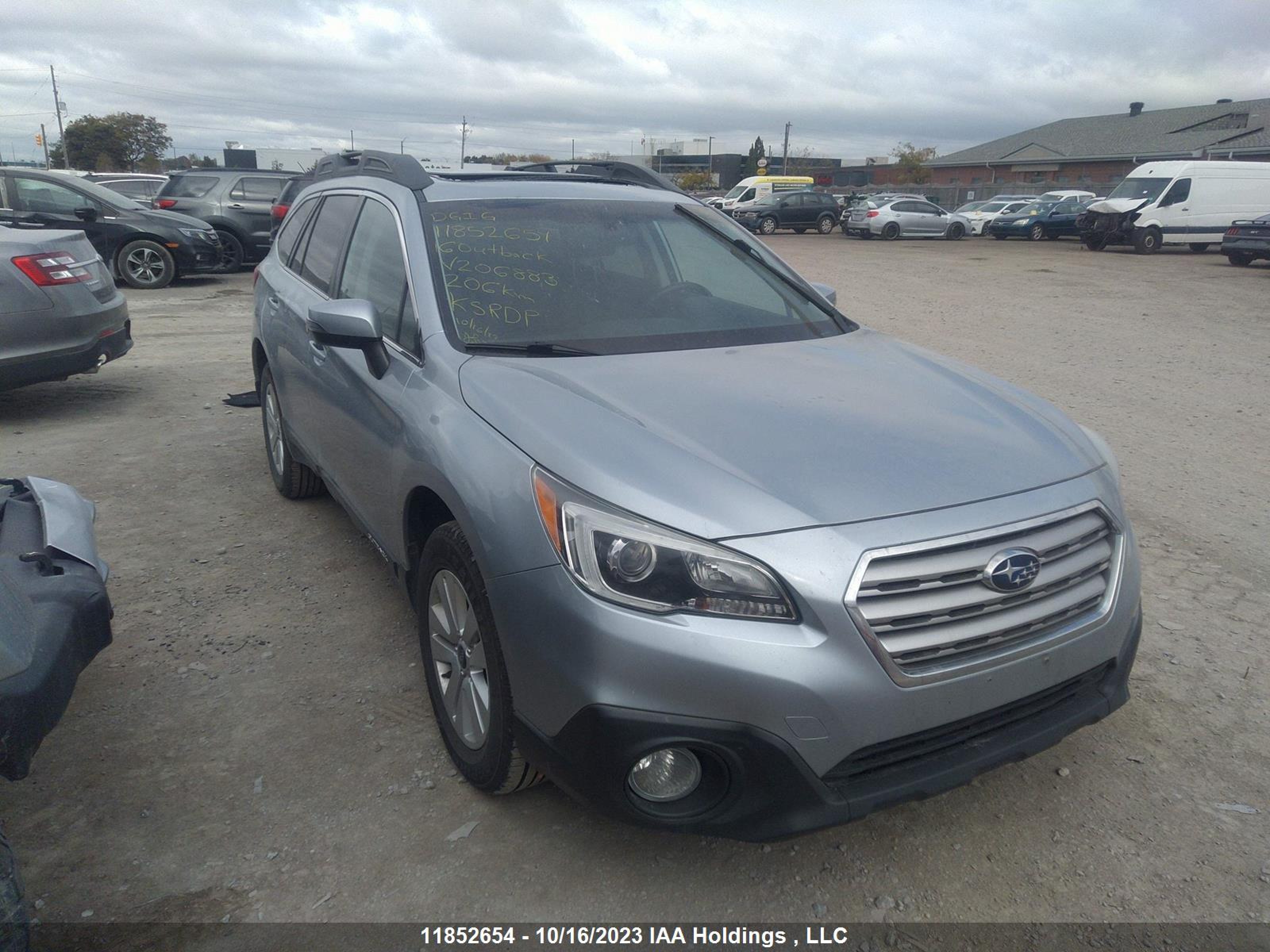 SUBARU OUTBACK 2016 4s4bscdc9g3206883