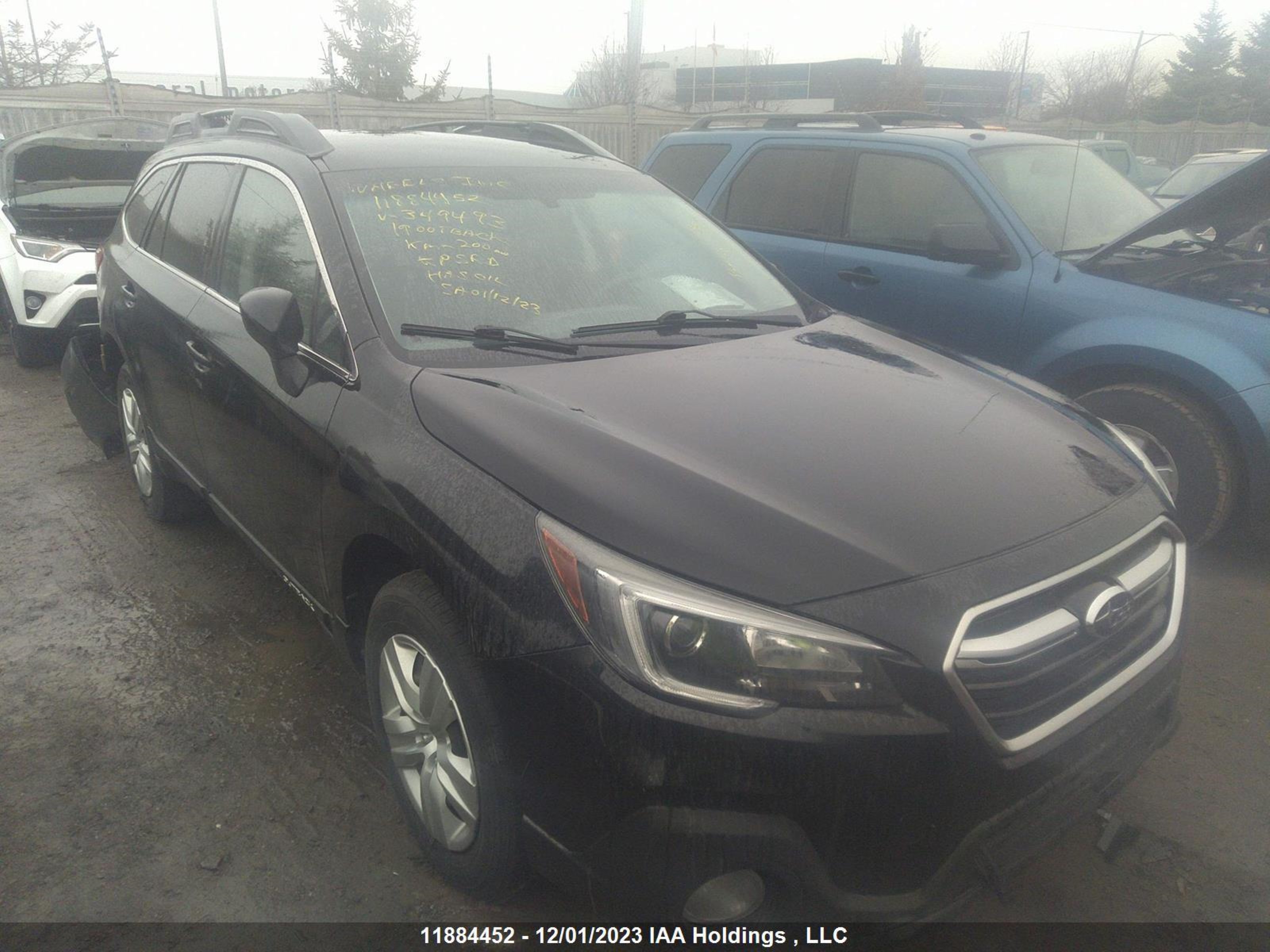 SUBARU OUTBACK 2019 4s4bsdac5k3349493