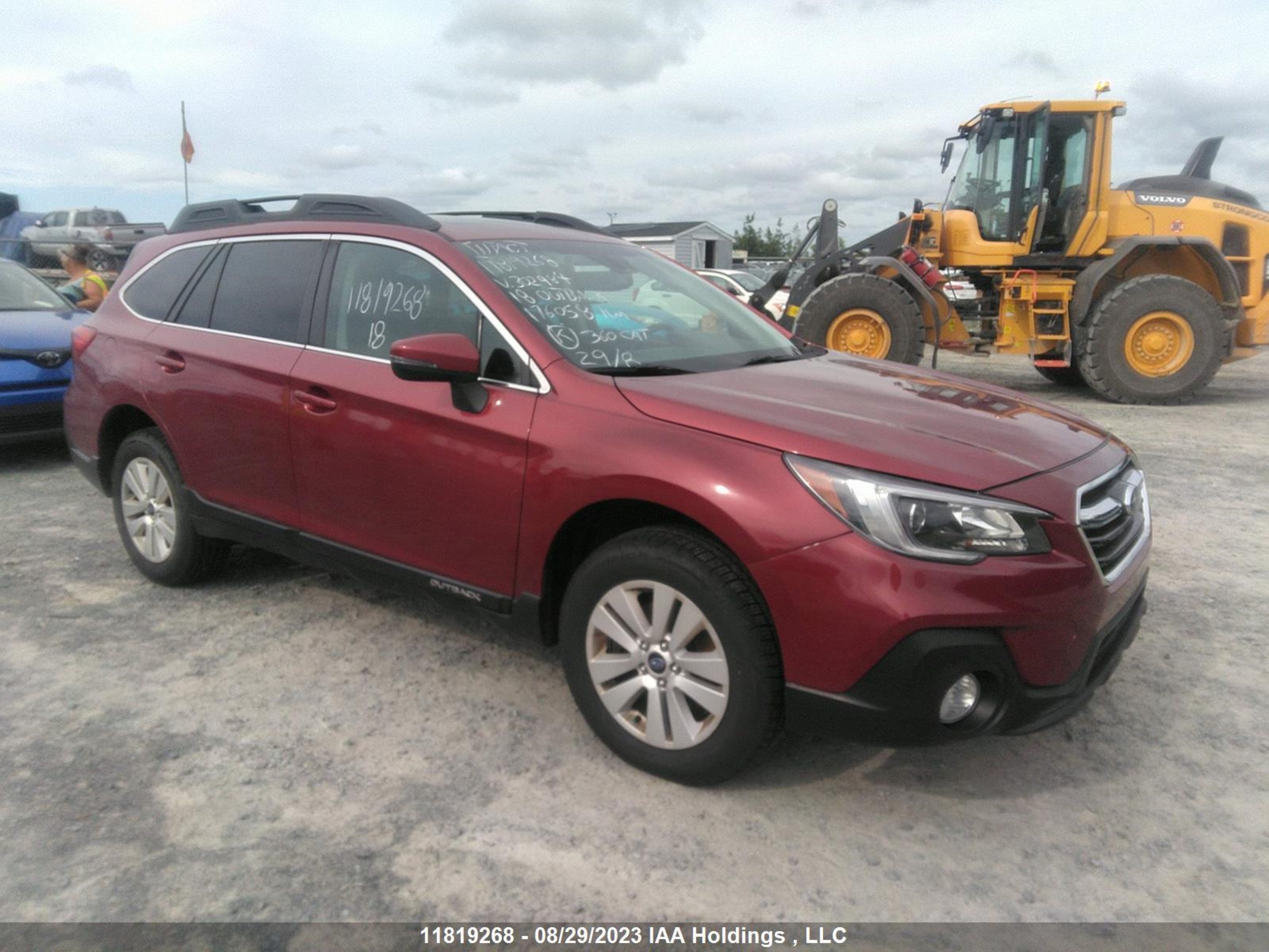 SUBARU OUTBACK 2018 4s4bsdgc1j3302984