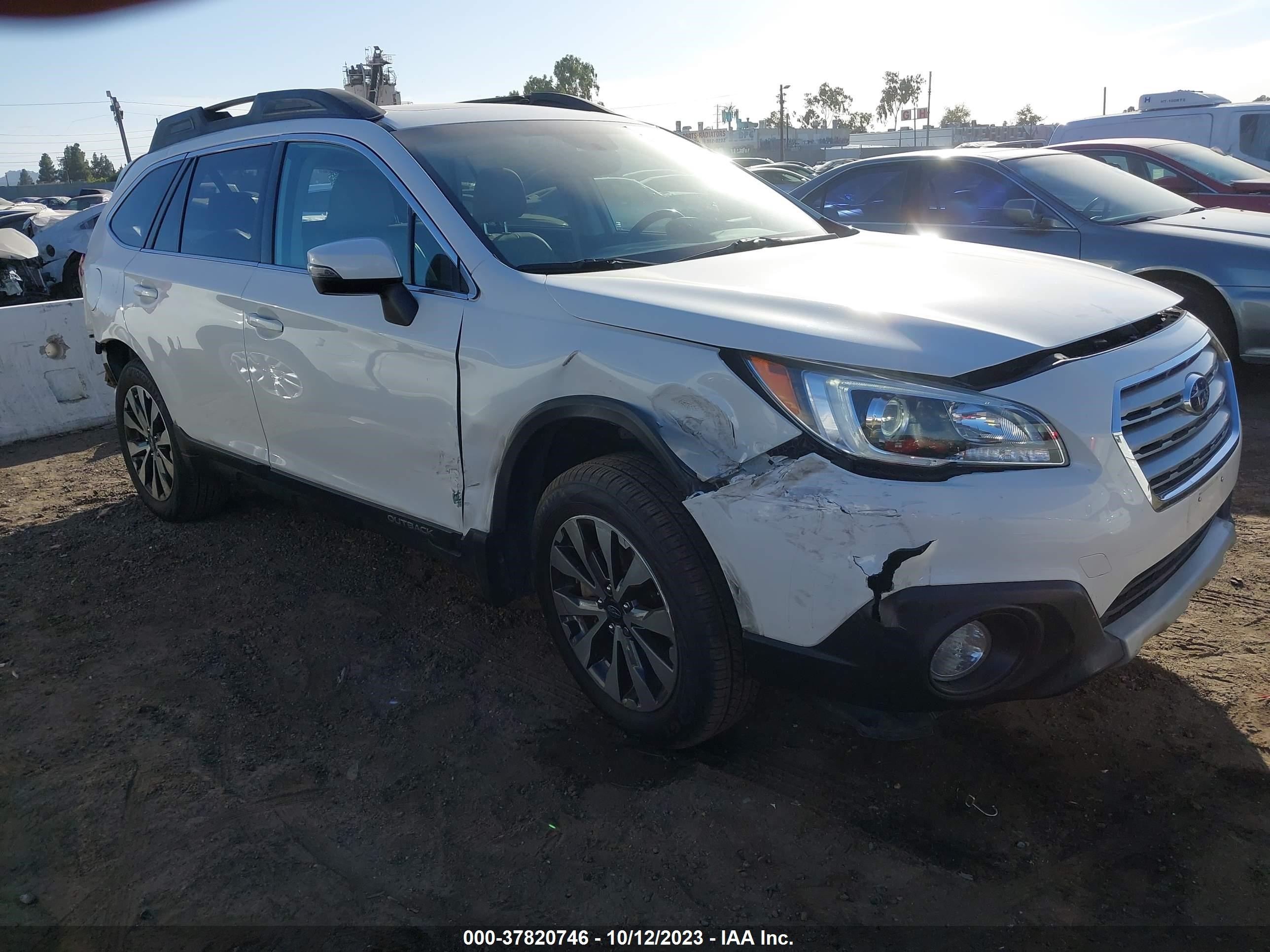 SUBARU OUTBACK 2016 4s4bsenc0g3250216