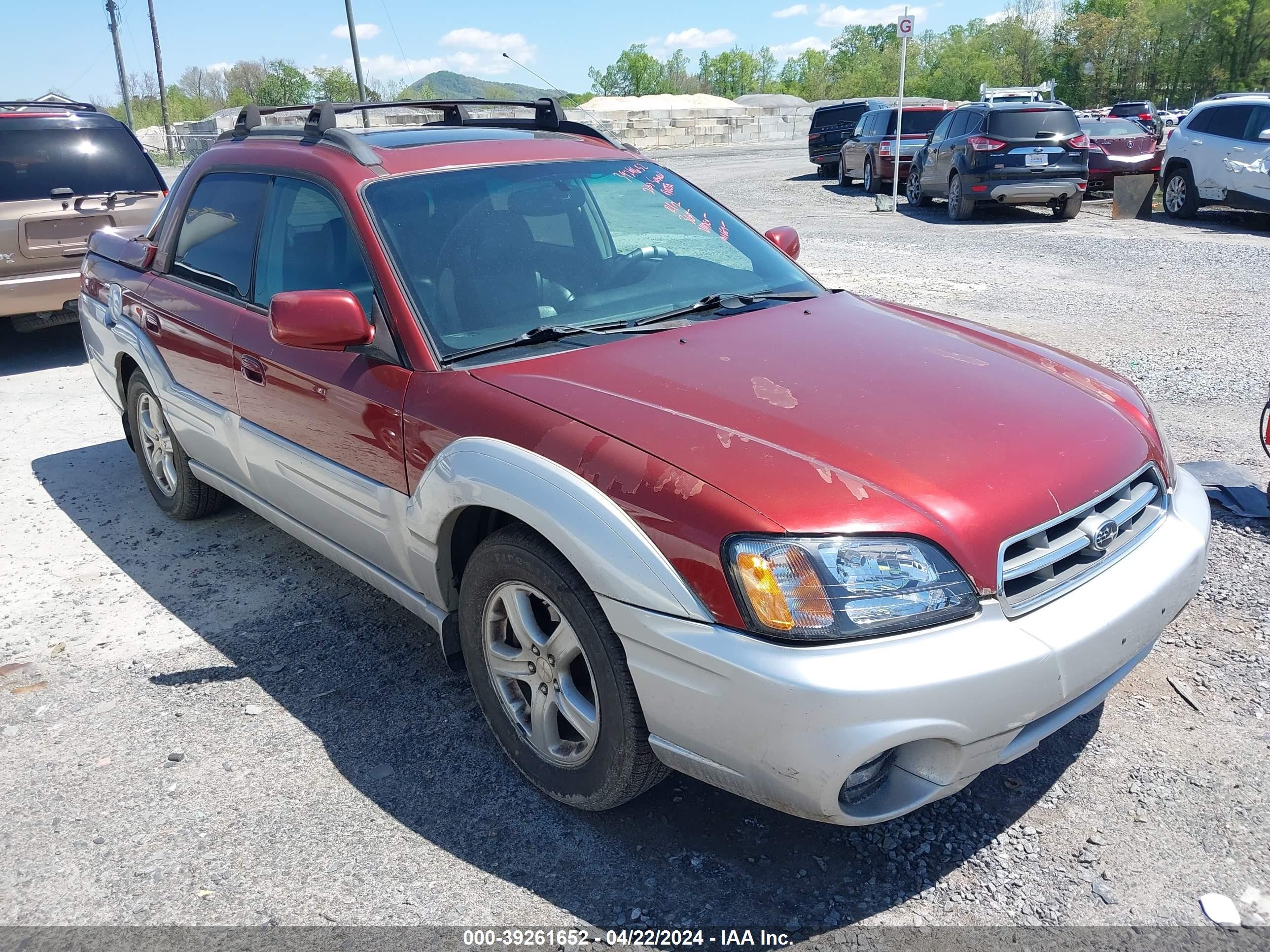 SUBARU BAJA 2003 4s4bt61c137111644