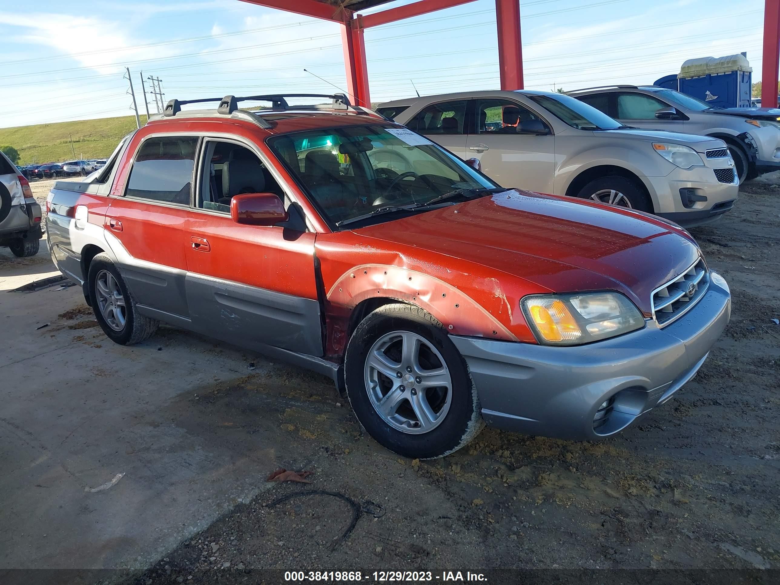 SUBARU BAJA 2003 4s4bt61c837105307