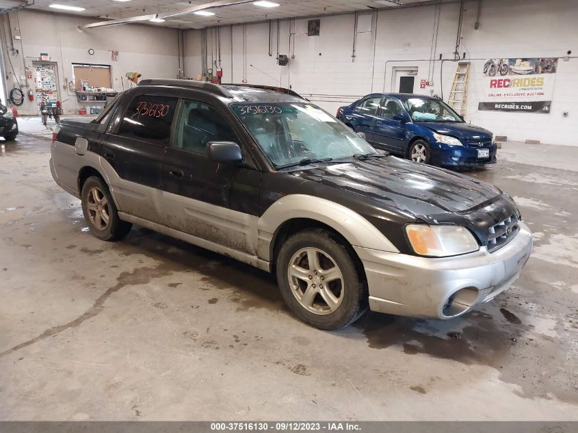 SUBARU BAJA 2003 4s4bt62c636115239