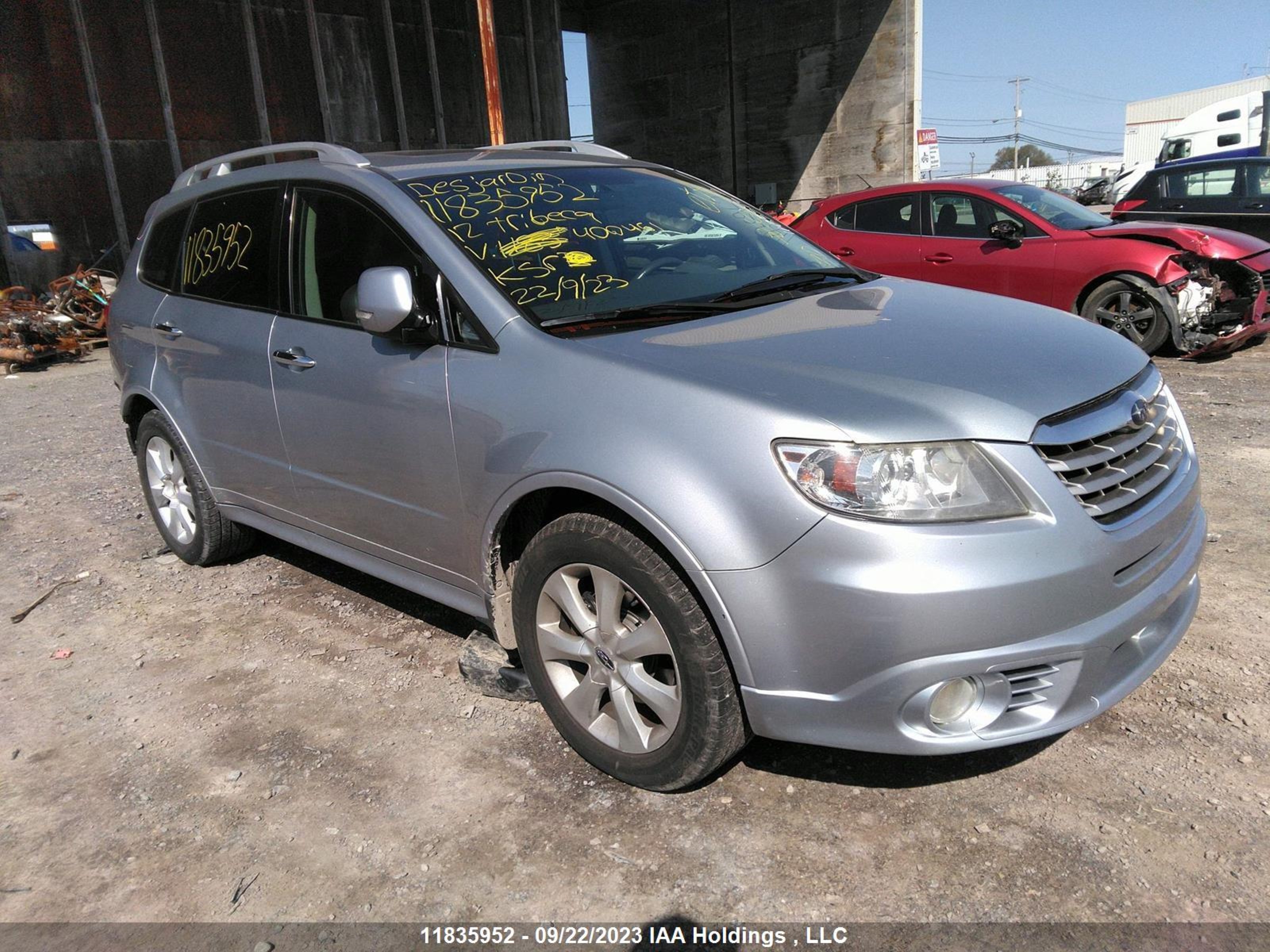 SUBARU TRIBECA 2012 4s4wx9gd2c4400461