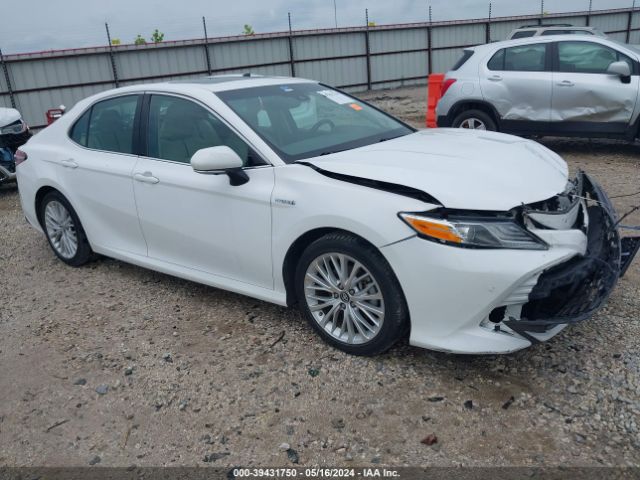 TOYOTA CAMRY HYBRID 2018 4t1b21hk6ju004977