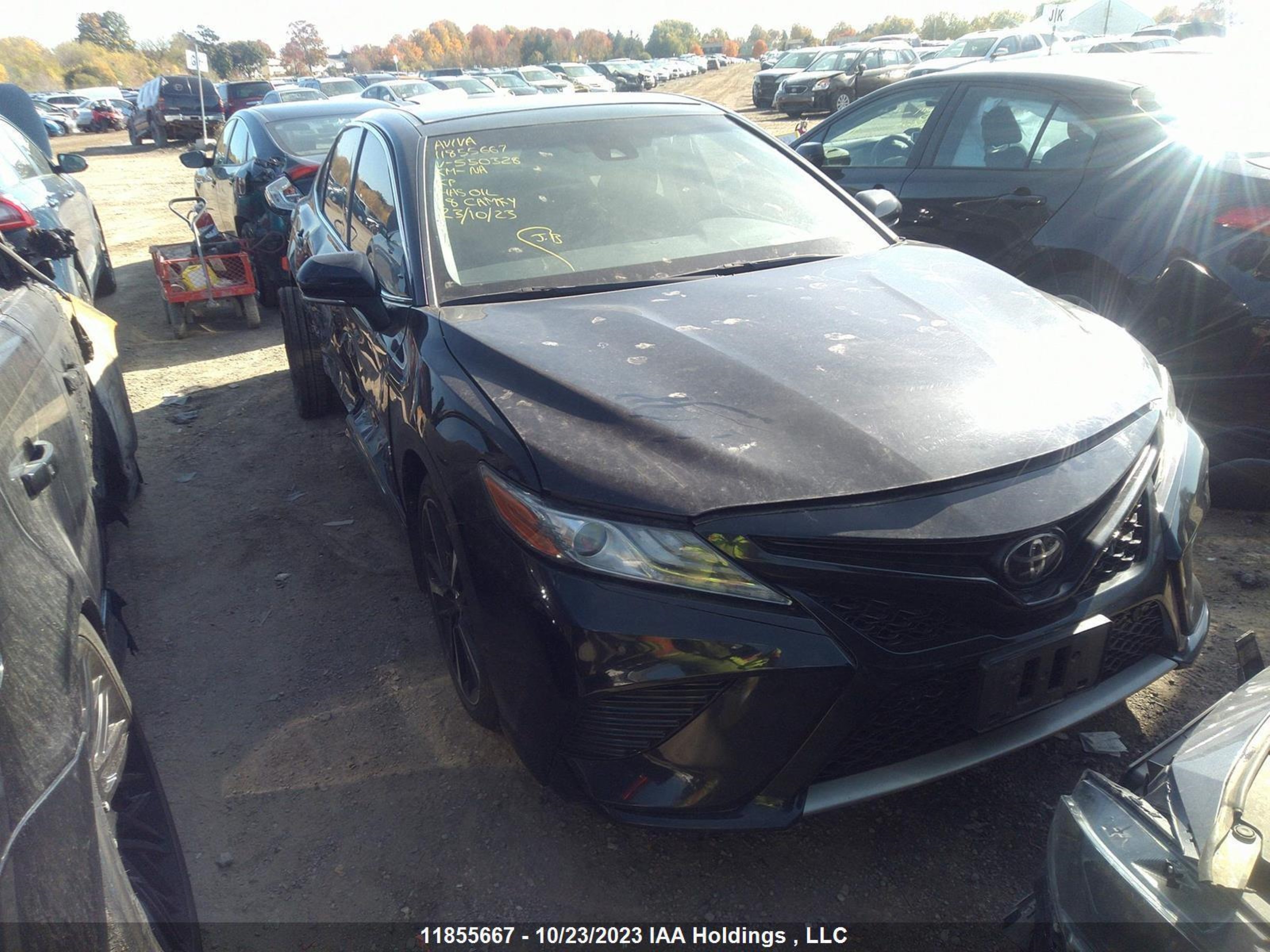 TOYOTA CAMRY 2018 4t1b61hk8ju550328