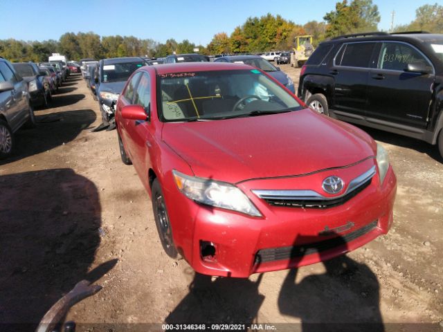 TOYOTA CAMRY HYBRID 2010 4t1bb3ekxau123521