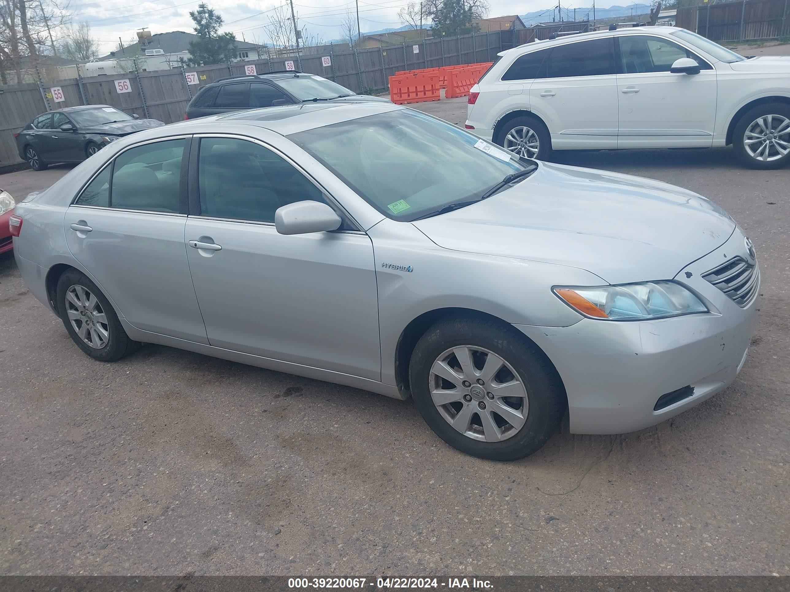 TOYOTA CAMRY 2007 4t1bb46k17u029685