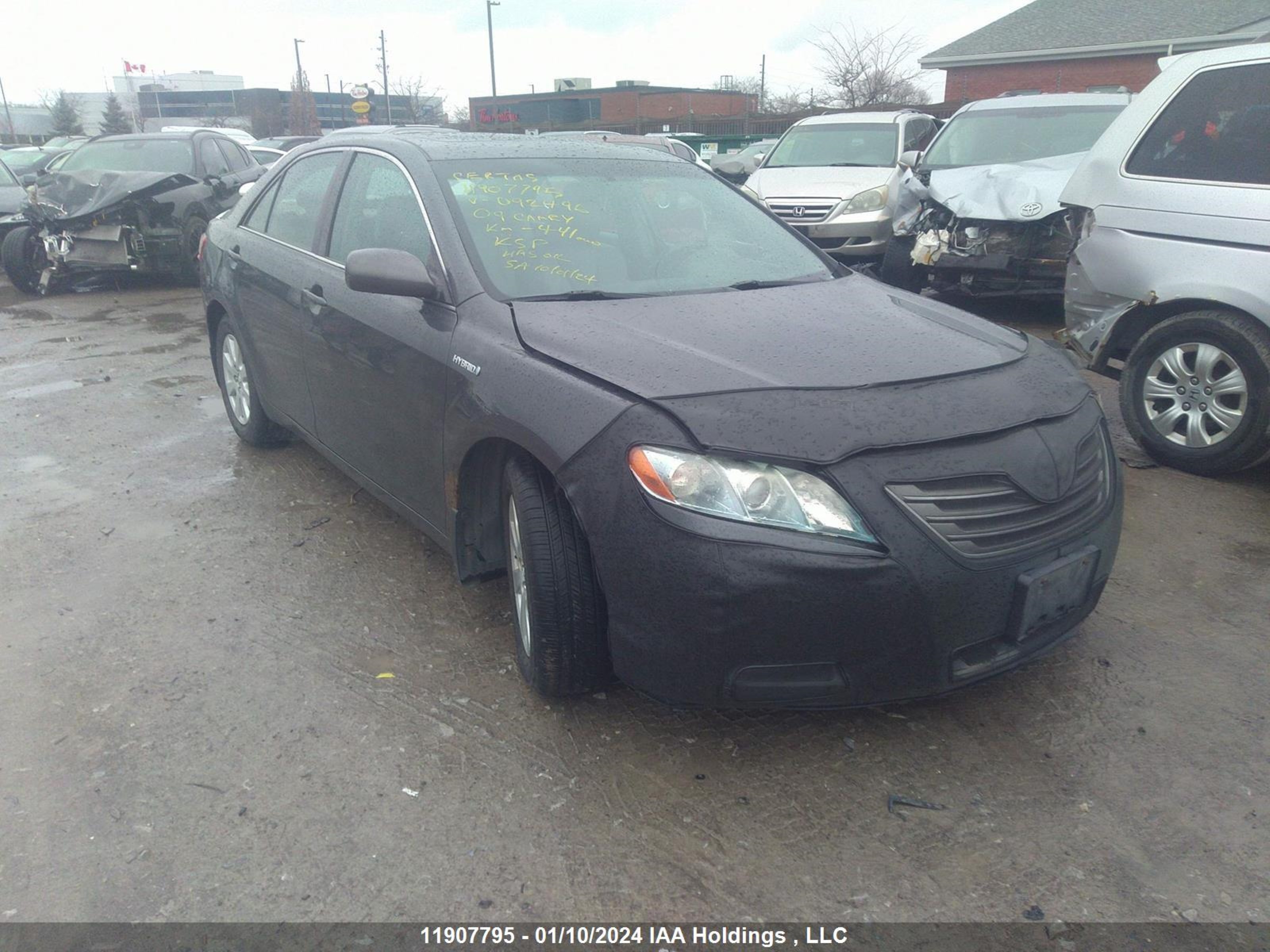 TOYOTA CAMRY 2009 4t1bb46k19u092496