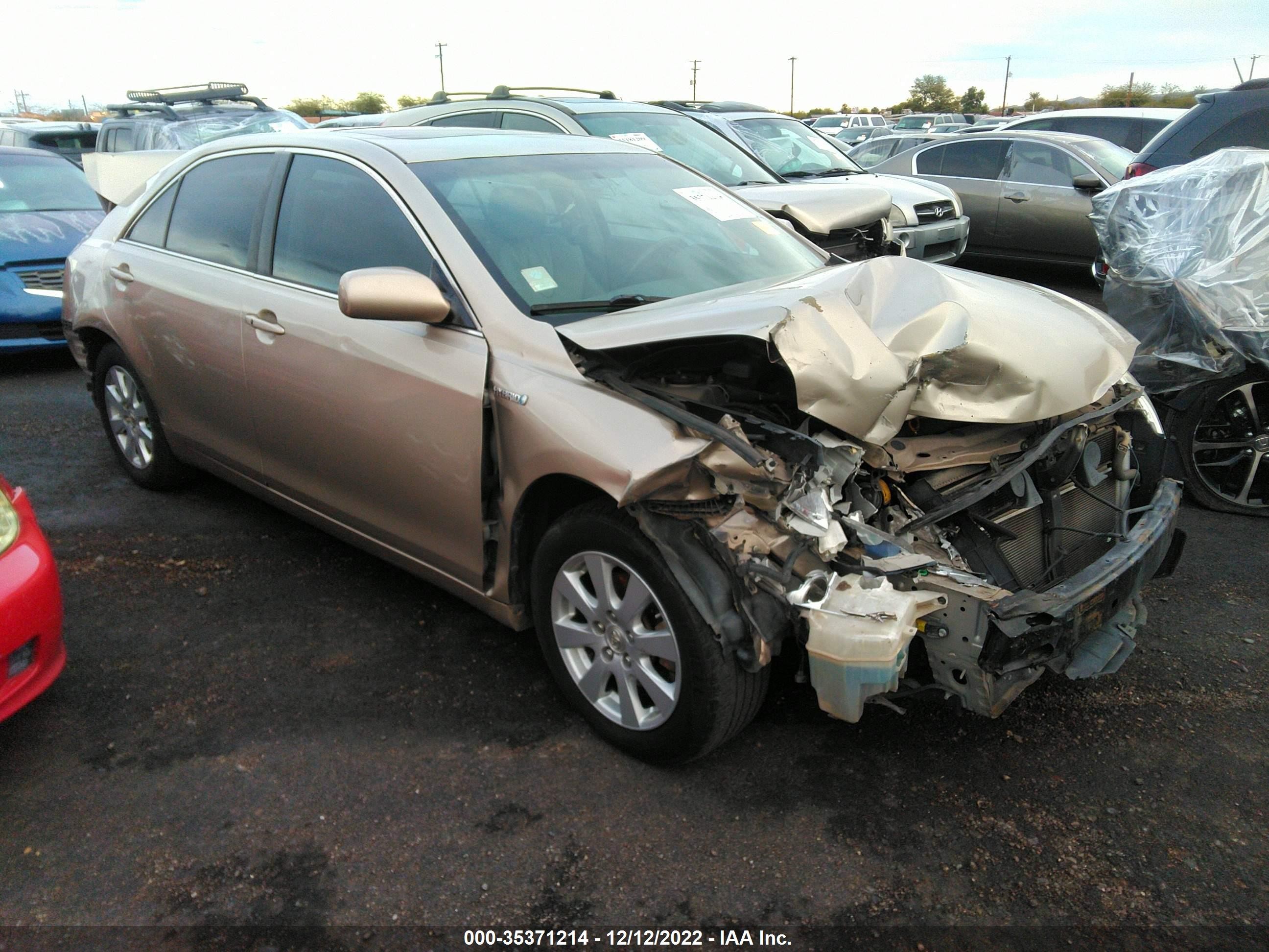 TOYOTA CAMRY 2007 4t1bb46k27u007100