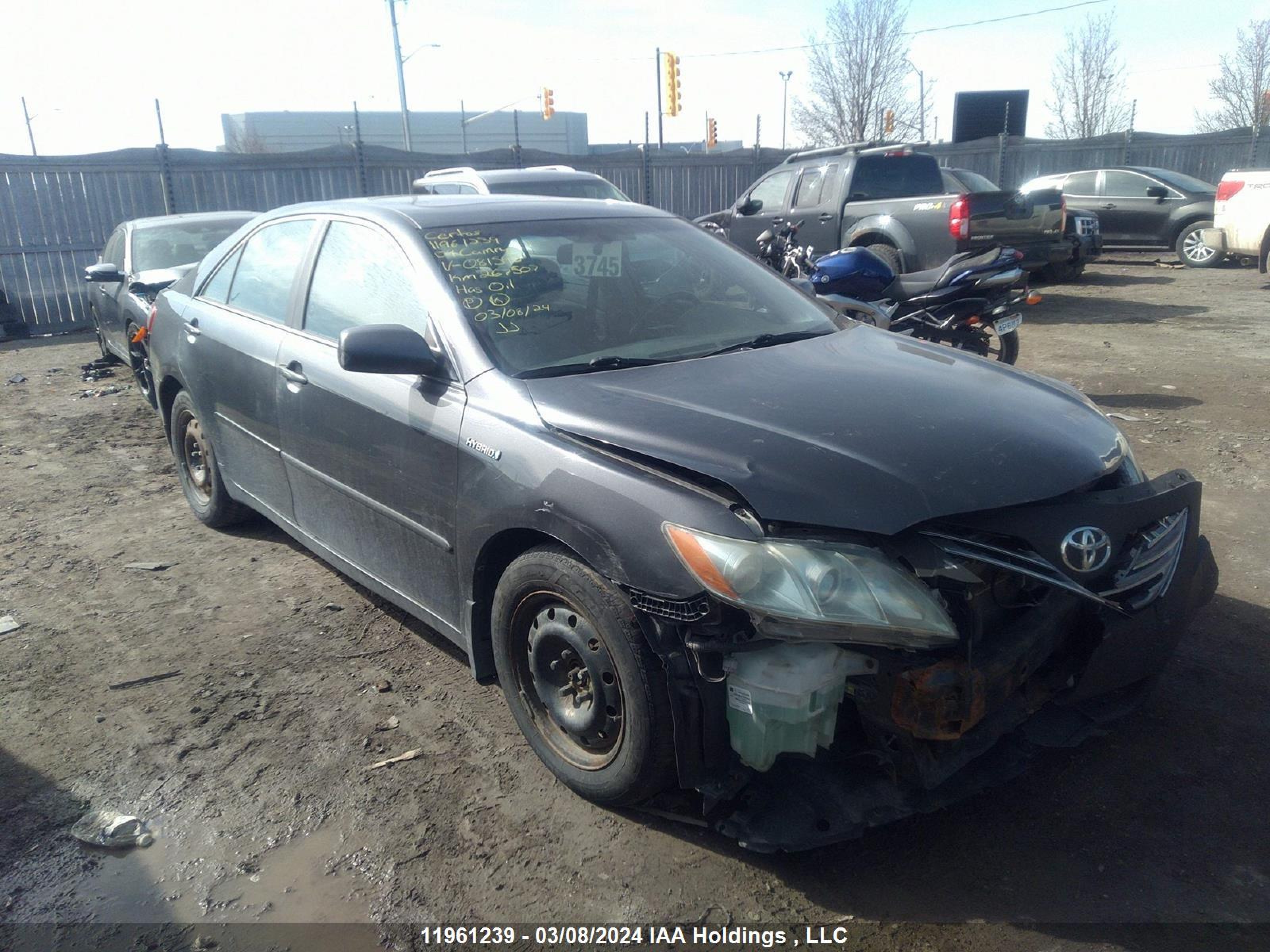 TOYOTA CAMRY 2009 4t1bb46k39u081595