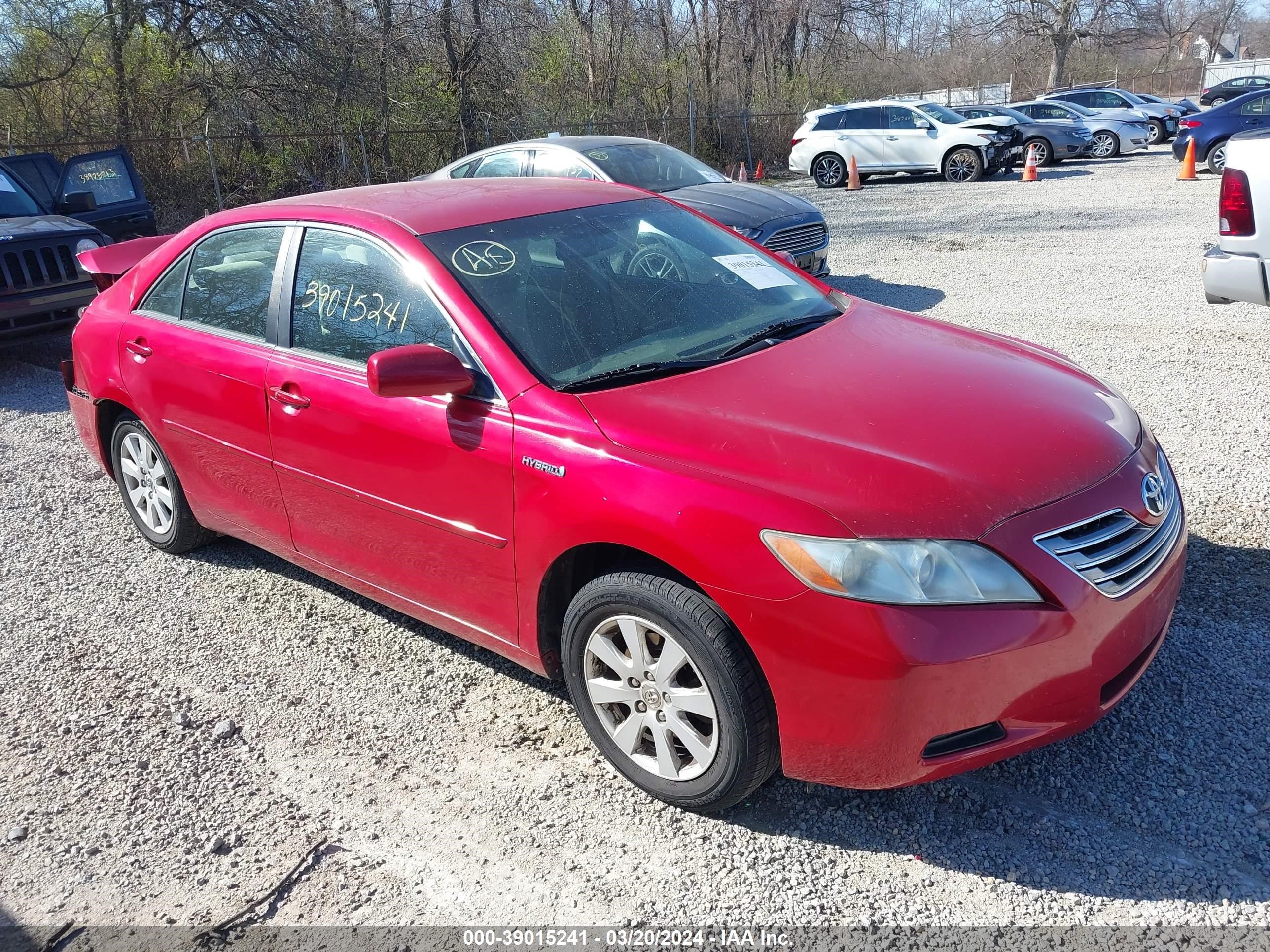 TOYOTA CAMRY 2007 4t1bb46k77u020392