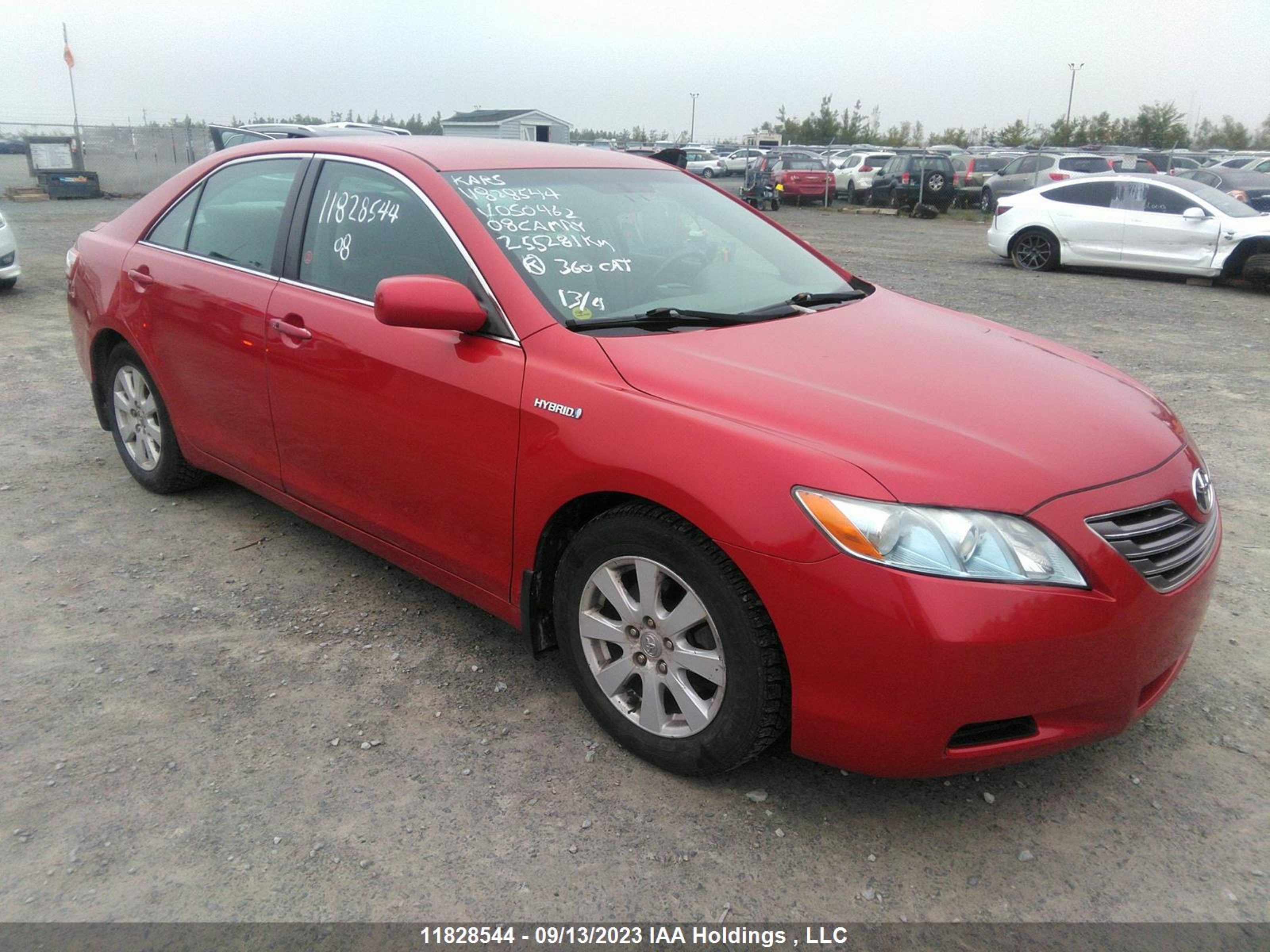 TOYOTA CAMRY 2008 4t1bb46k78u050462