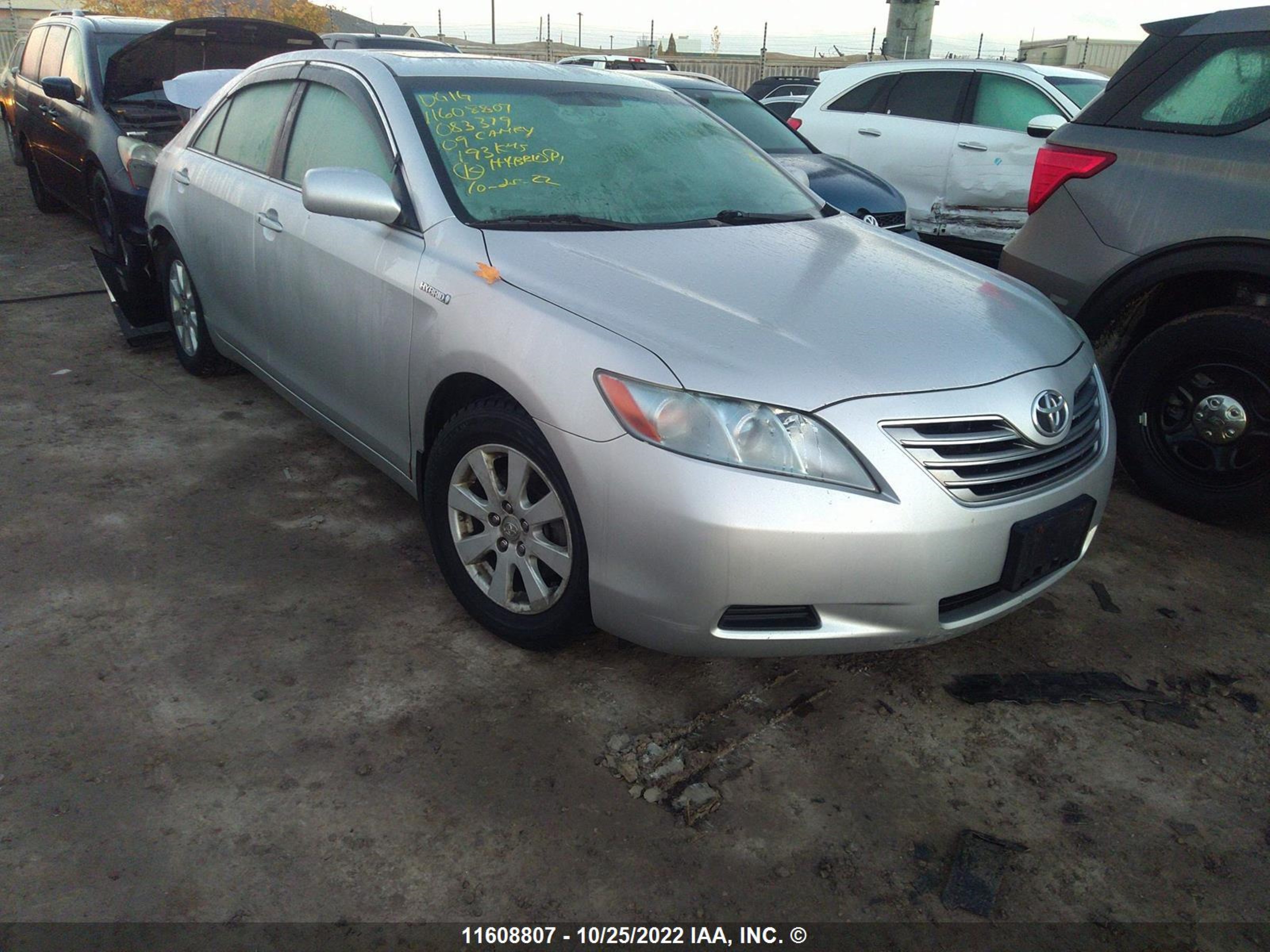 TOYOTA CAMRY 2009 4t1bb46k79u083379