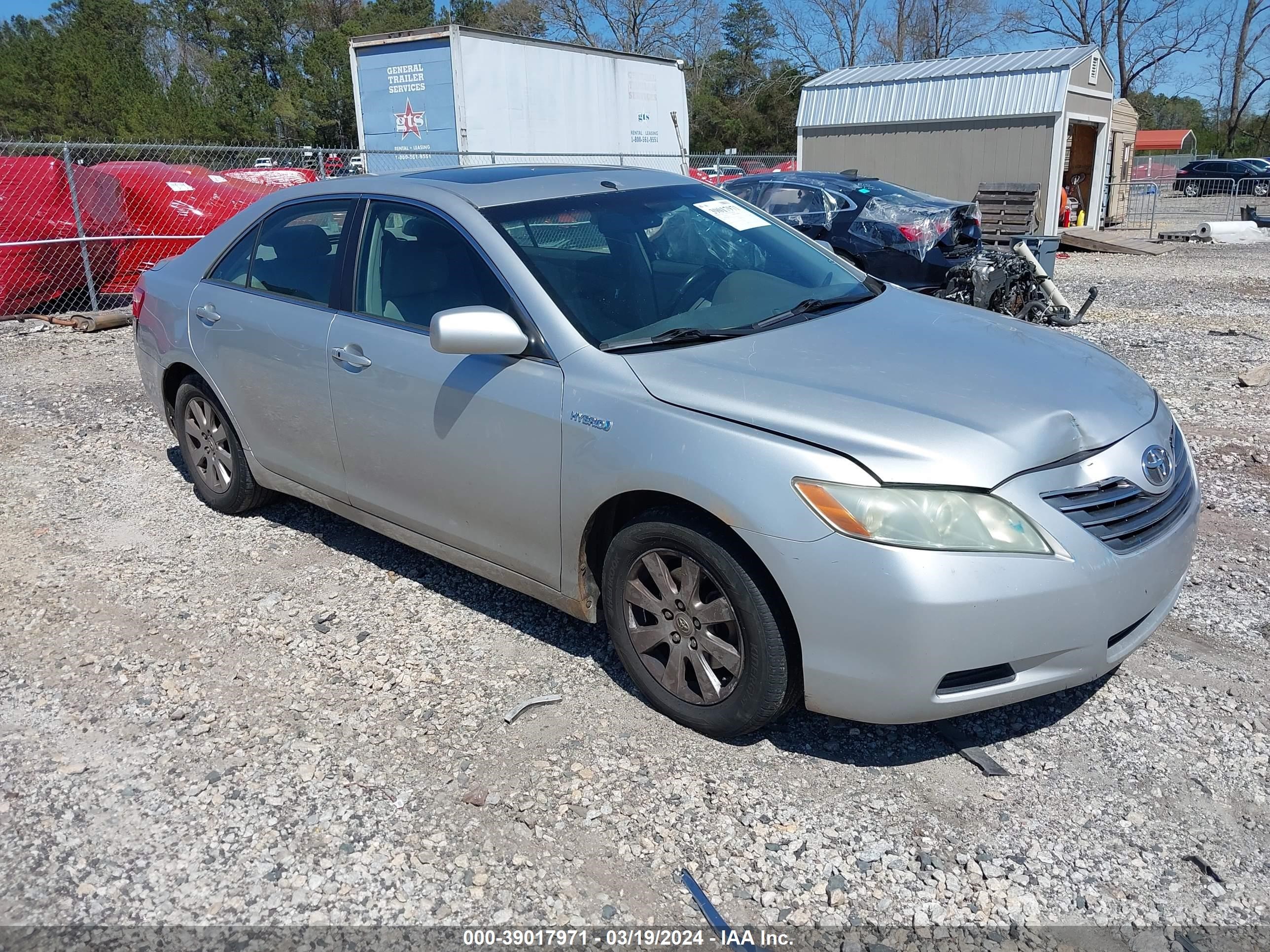 TOYOTA CAMRY 2007 4t1bb46k87u004475